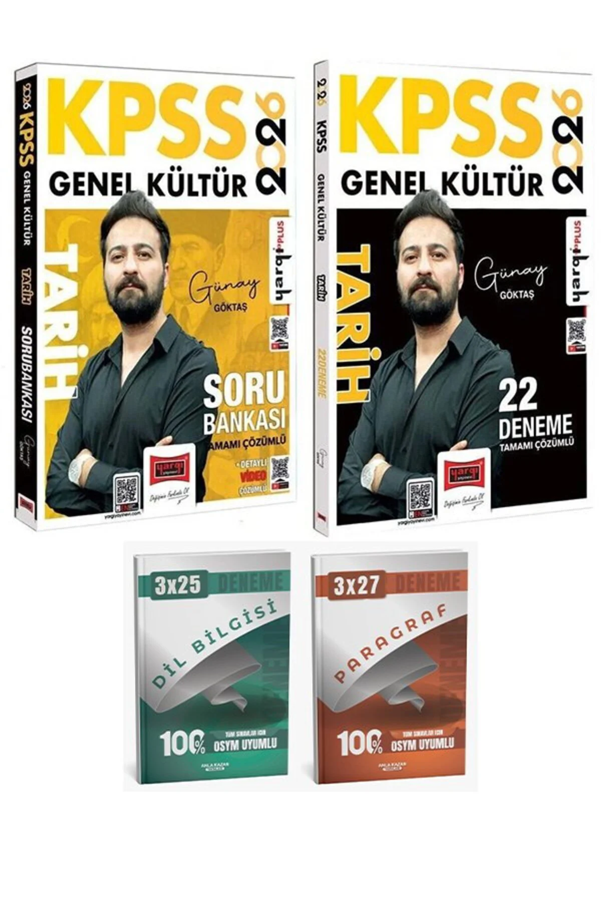 Yargı 2026 KPSS Tarih Soru Bankası + 22 Deneme 2 li Set Anla Kazan Deneme