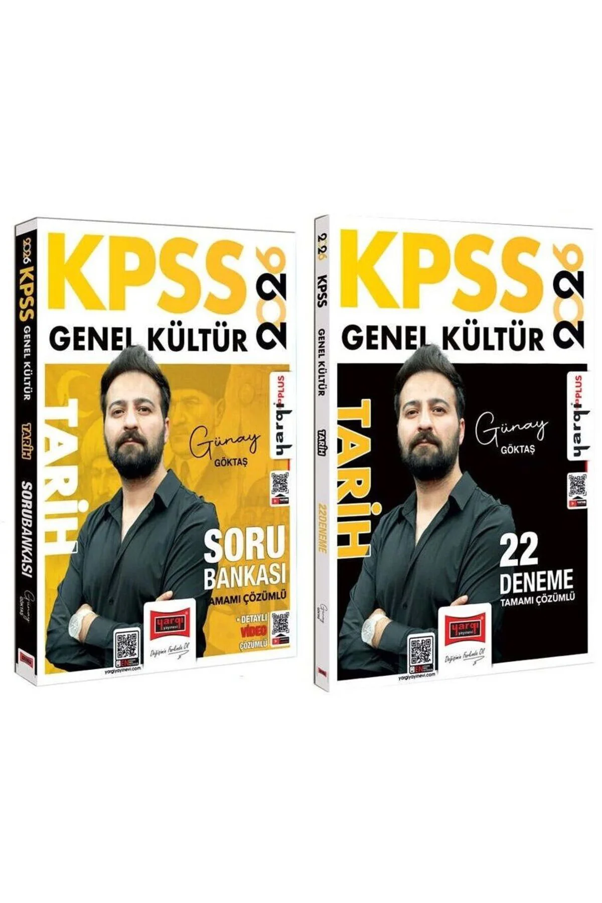 Yargı 2026 KPSS Tarih Soru Bankası + 22 Deneme 2 li Set - Günay G