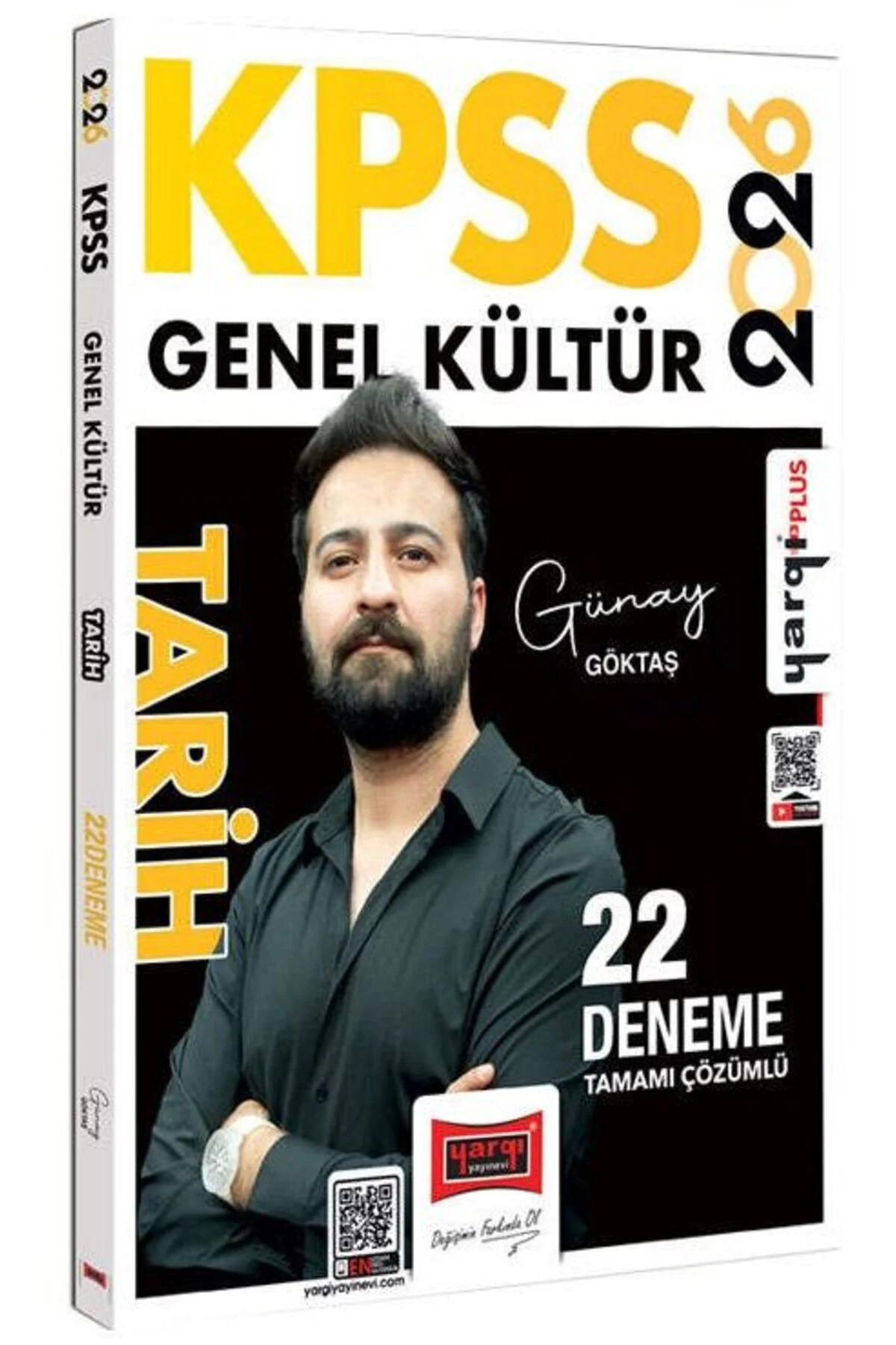 Yargı 2026 KPSS Tarih 22 Deneme Çözümlü - Günay Göktaş Yargı Yayınları