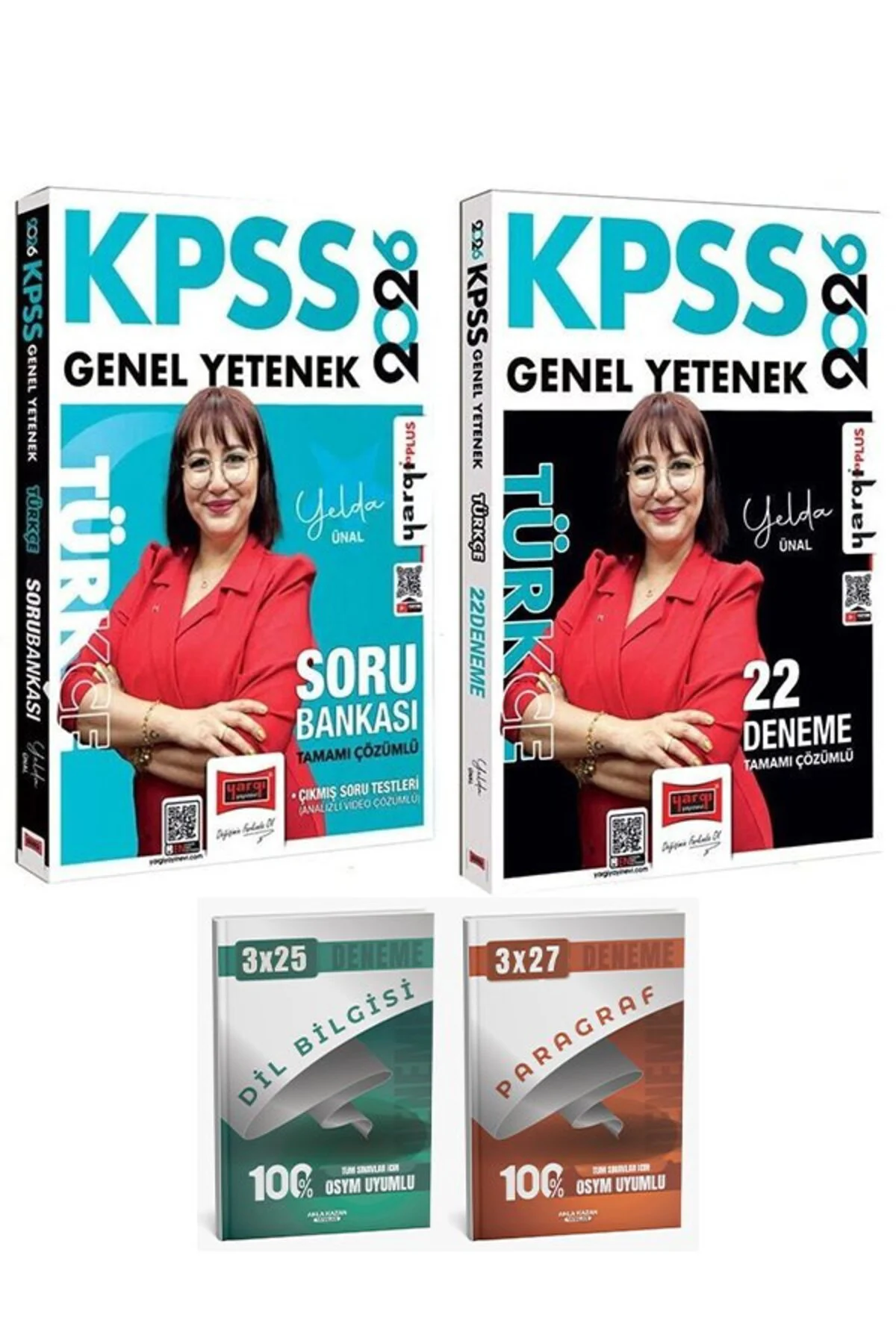 Yargı 2026 KPSS Türkçe Soru Bankası + 22 Deneme 2 li Set Anla Kazan Deneme