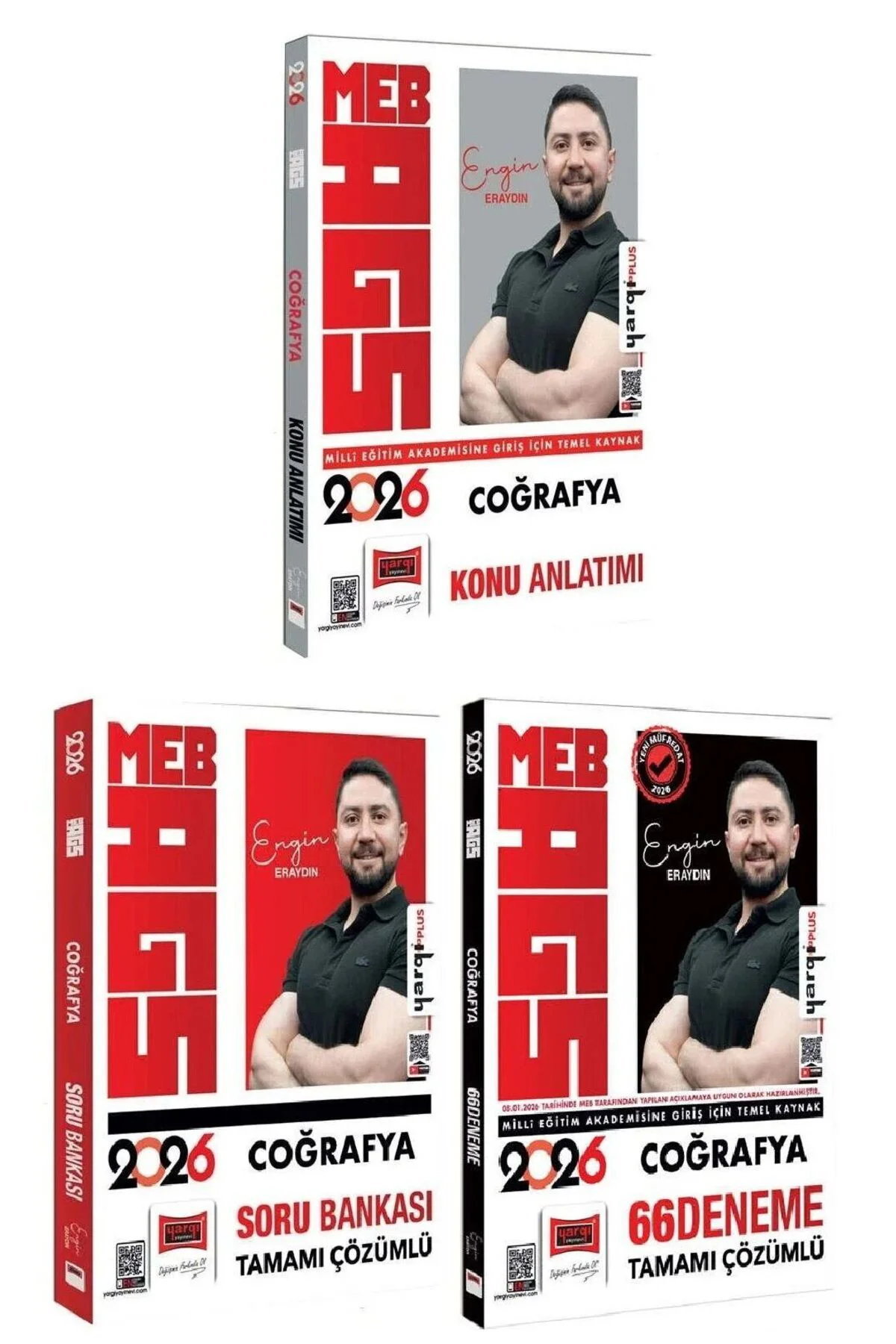 Yargı 2026 MEB-AGS Coğrafya Konu Anlatımı + Soru Bankası + 66 Den