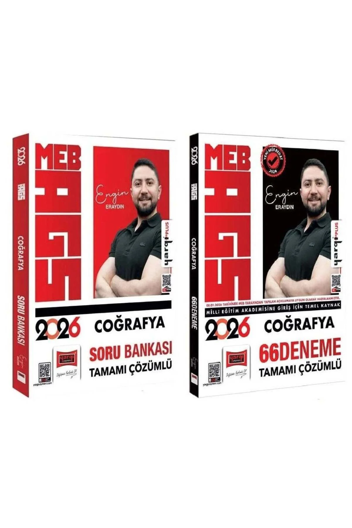 Yargı 2026 MEB-AGS Coğrafya Soru Bankası + 66 Deneme 2 li Set - E