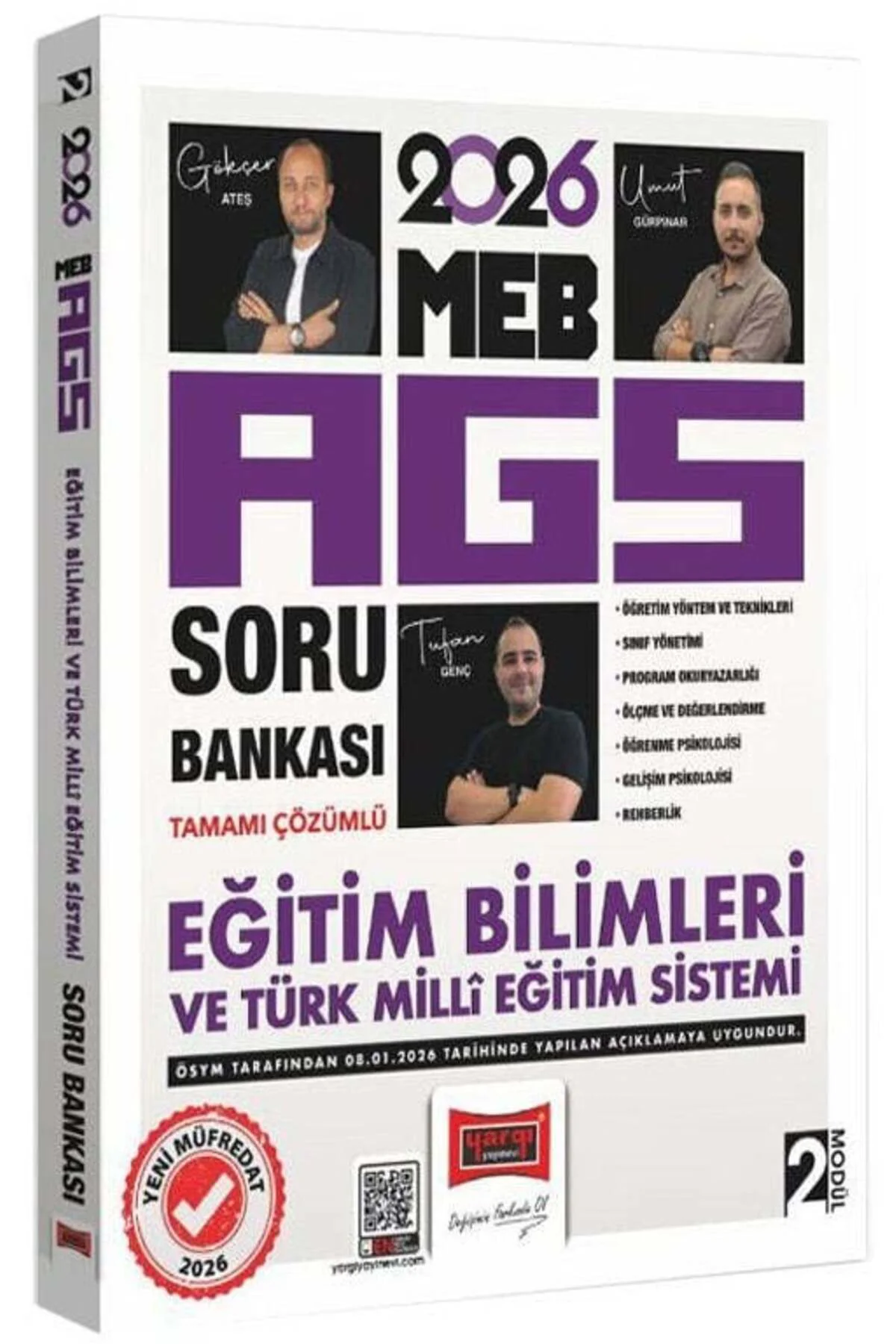 YENİ AGS - Yargı 2026 MEB-AGS Eğitim Bilimleri ve Türk Milli Eğit