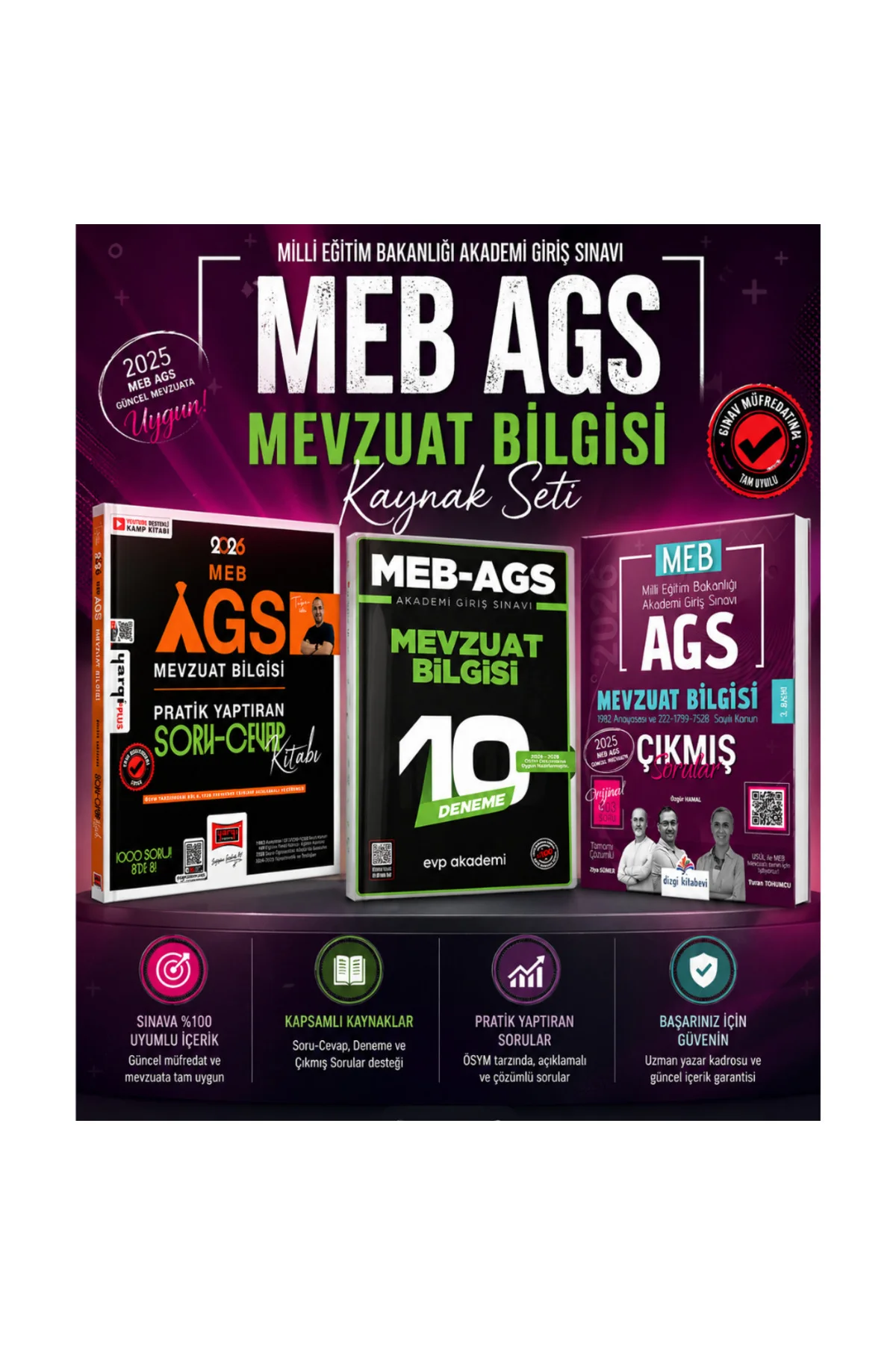 Yargı 2026 MEB-AGS Mevzuat Bilgisi Pratik Yaptıran Soru-Cevap Kitabı & MEB AGS Mevzuat Bilgisi Çıkmı