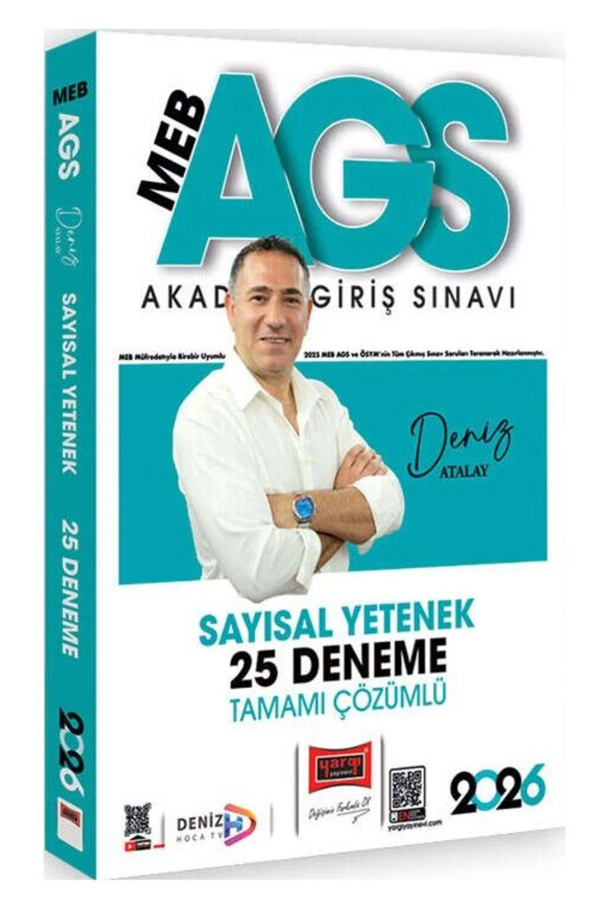 Yargı 2026 MEB-AGS Sayısal Yetenek 25 Deneme Çözümlü - Deniz Atal
