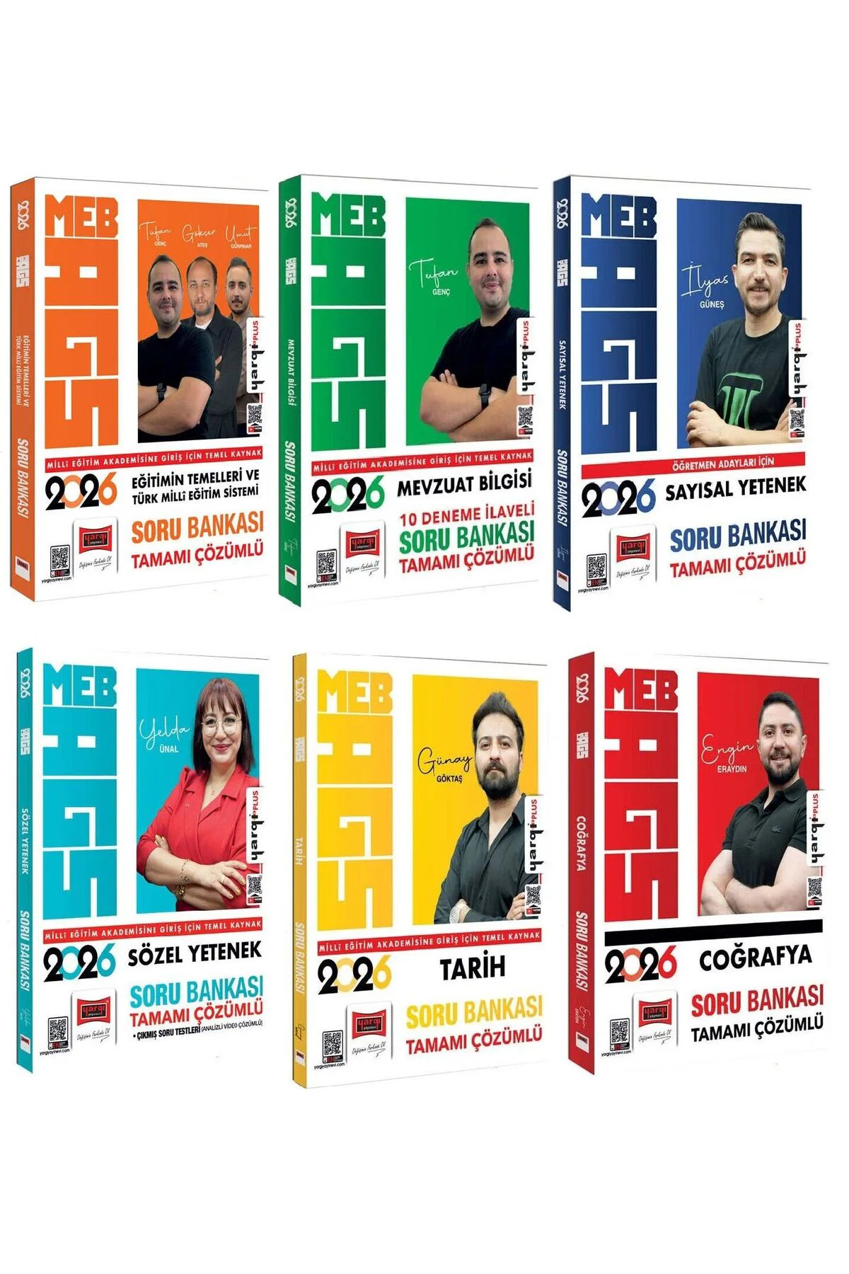 Yargı 2026 MEB-AGS Tüm Dersler Soru Bankası 6 lı Set Yargı Yayınl