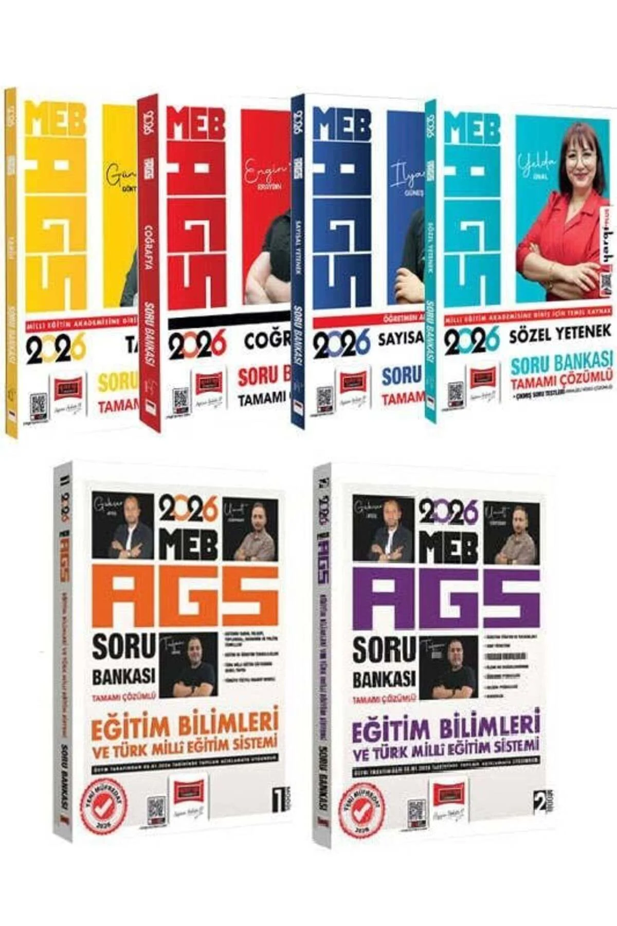 Yargı 2026 MEB-AGS Tüm Dersler Soru Bankası 6 lı Set