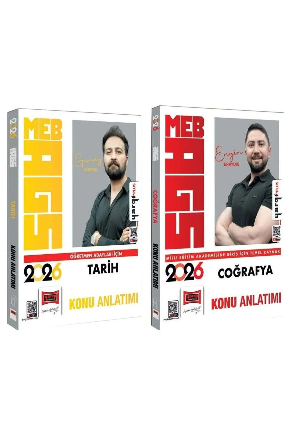 Yargı 2026 MEB-AGS Tarih + Türkiye Coğrafyası Konu 2 li Set Yargı 2026 MEB-AGS Tarih + Türkiye Coğrafyası Konu 2 li Set