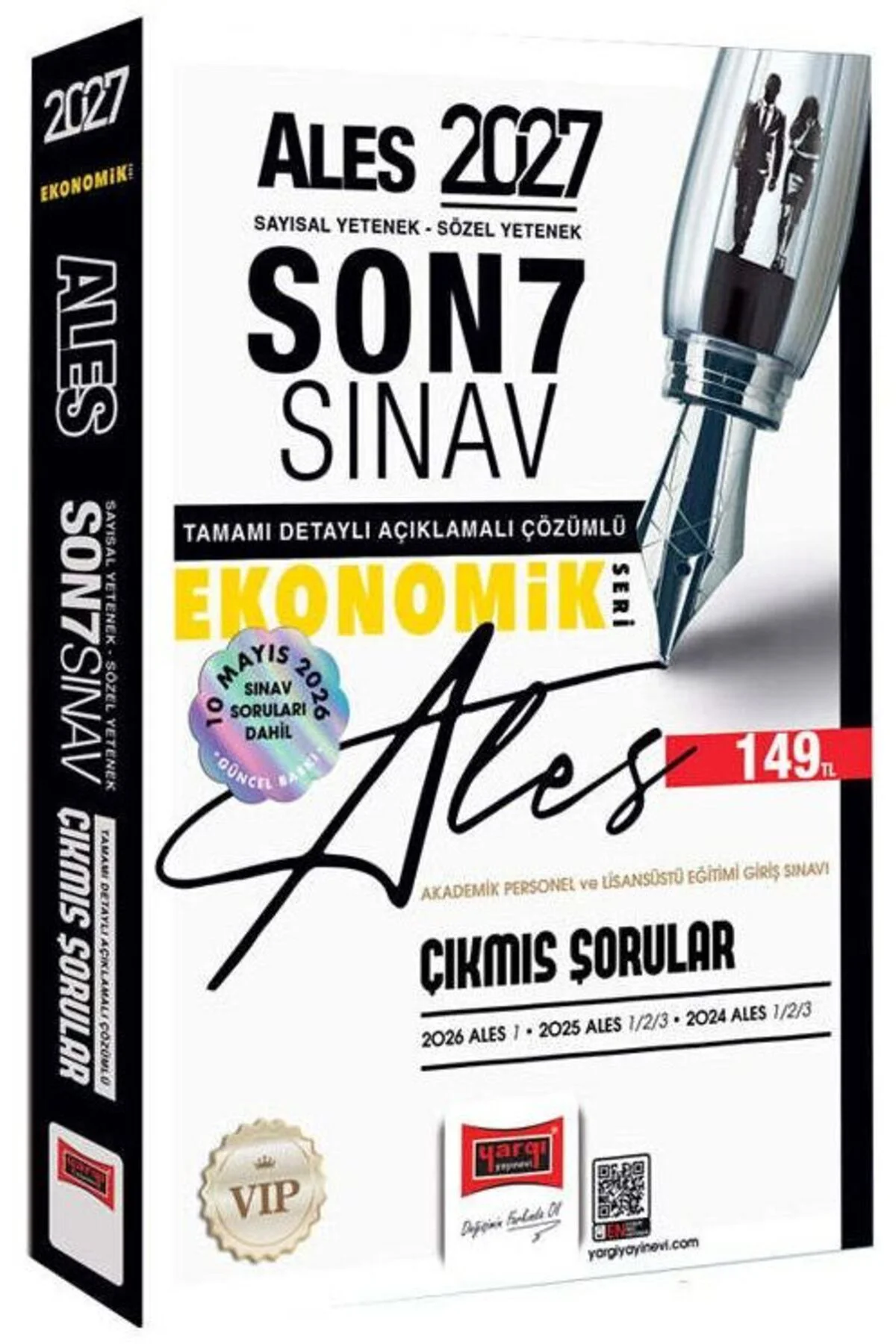 Yargı 2027 ALES VİP Çıkmış Sorular Son 7 Sınav Çözümlü Ekonomik Seri