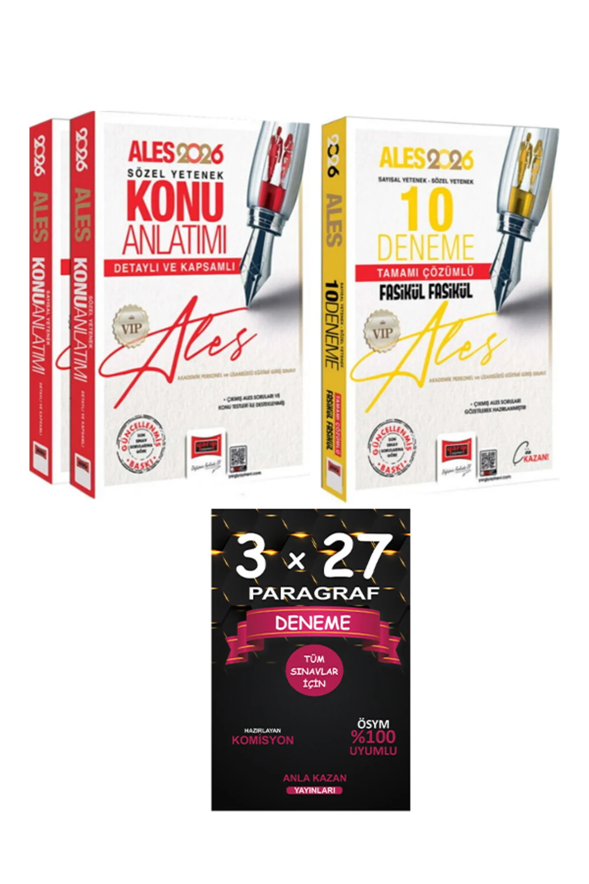 Yargı + Anla Kazan 2026 ALES VIP Sayısal Sözel Yetenek Konu + Fas