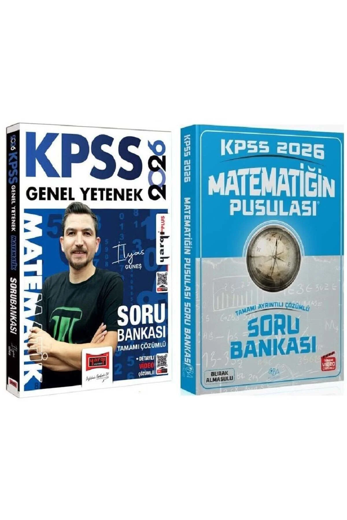 Yargı + CBA 2026 KPSS Matematik Soru Bankası 2 li Set - İlyas Gün