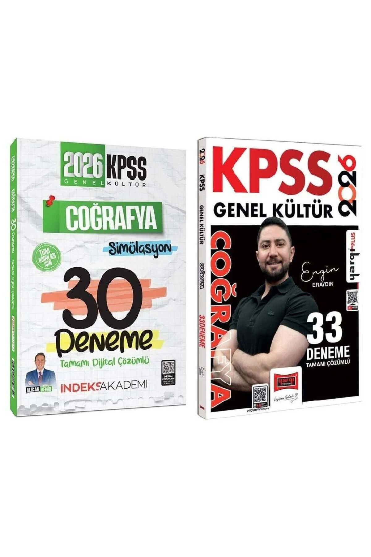 Yargı + İndeks 2026 KPSS Coğrafya 33+30 Deneme 2 li Set - Engin E