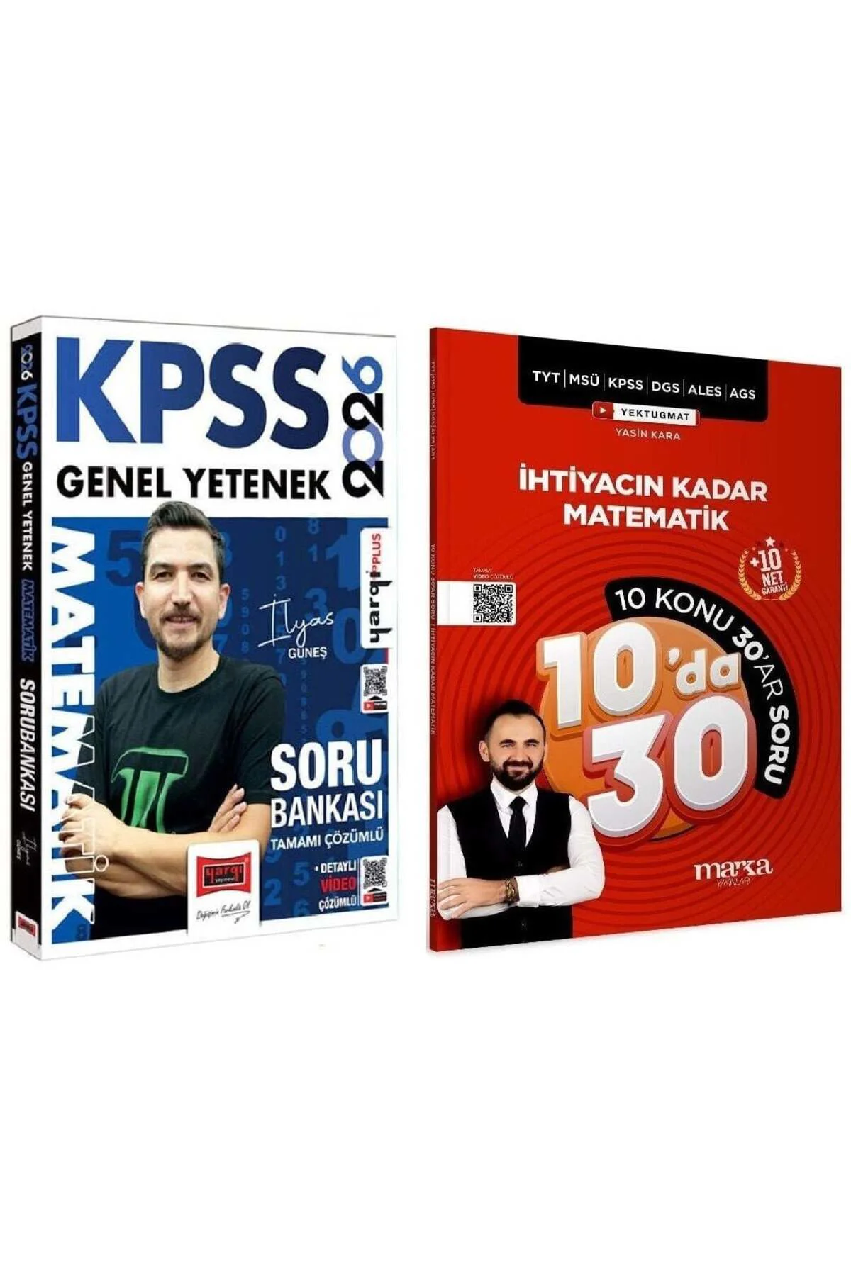 Yargı + Marka 2026 KPSS Matematik Soru Bankası 2 li Set - İlyas G