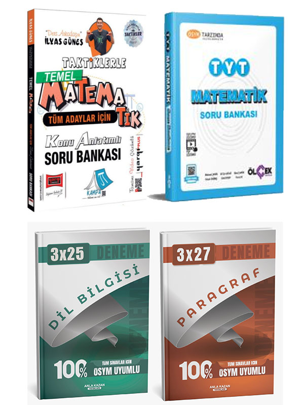 Anla Kazan Yayinlar Yargi + Ölçek 2026 Tyt Temel Matematik Soru Bankasi Ve Anla Kazan