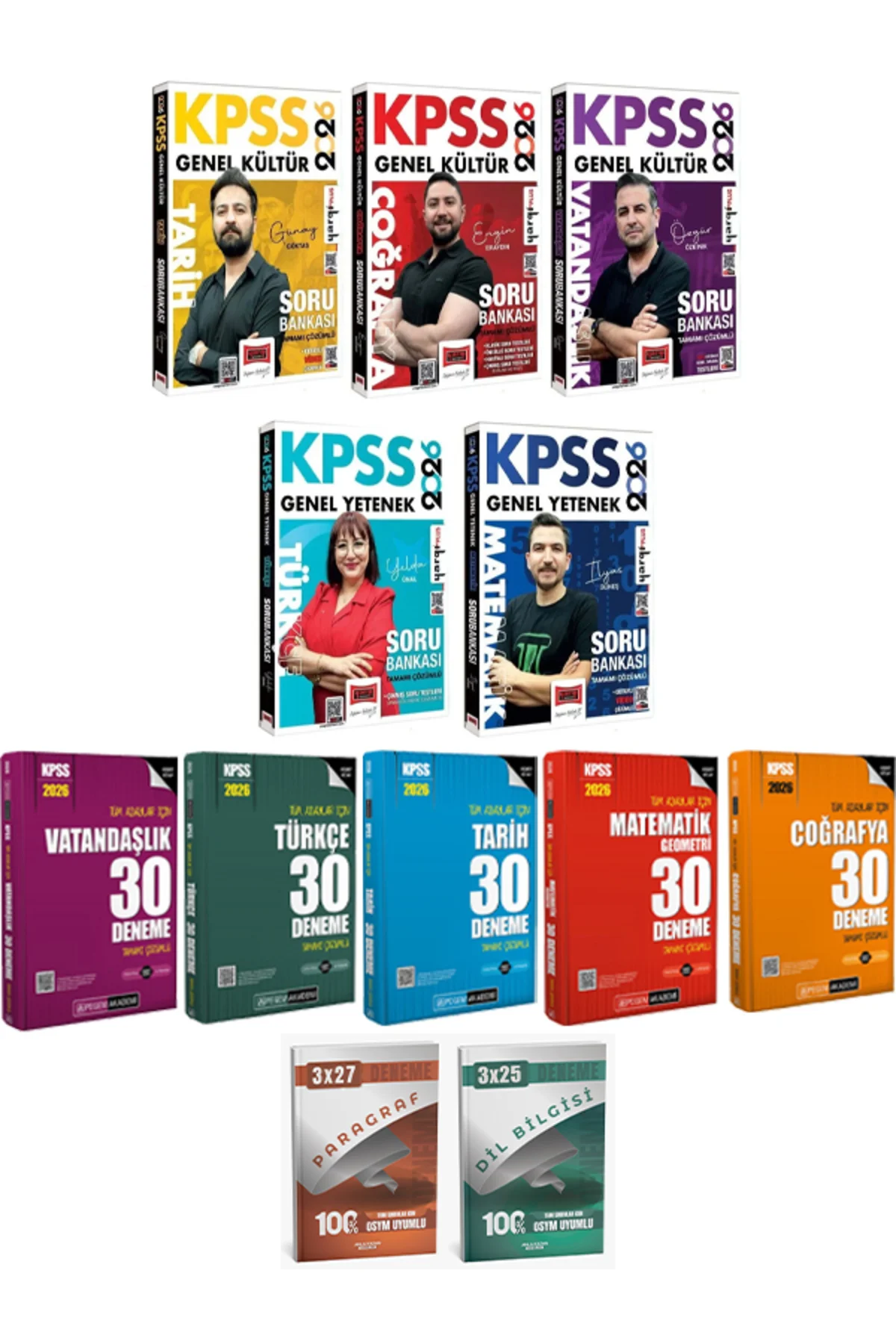 Yargı + Pegem 2026 KPSS Lisans GYGK Soru + 150 li Deneme + Anla K