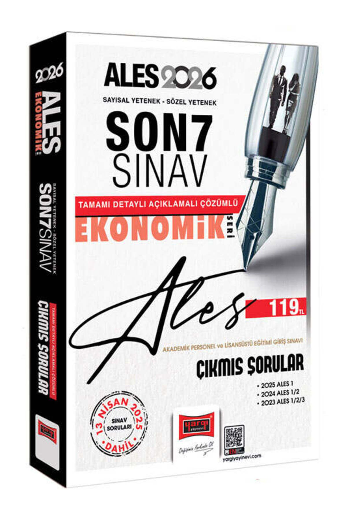 Yargı Yayınları Yargı 2026 Ales Çıkmış Sorular Son 7 Sınav Çözümlü Ekonomik Seri
