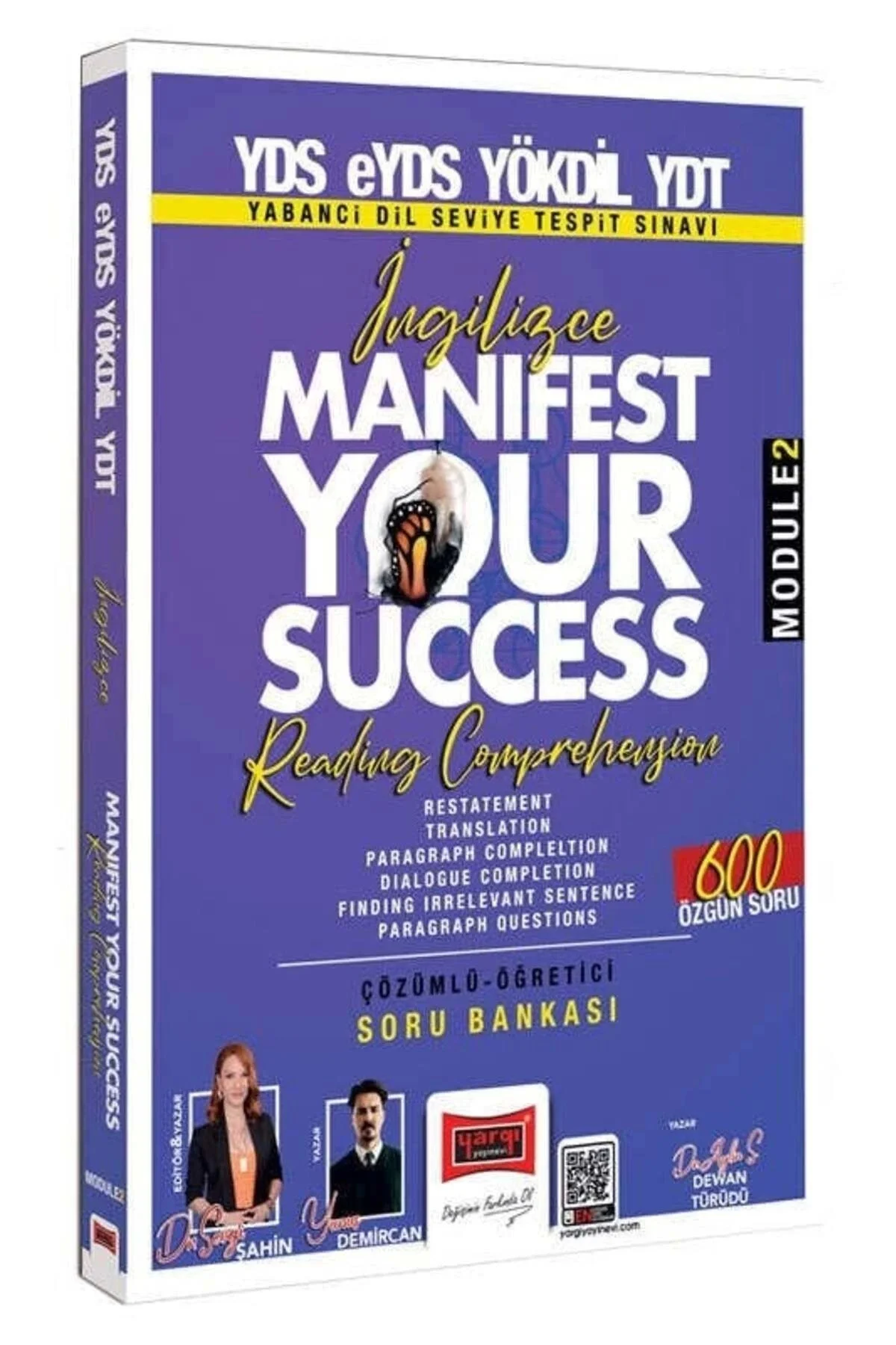 Yargı Yds Yökdil Ydt Ingilizce Manifest Your Success Reading Comp