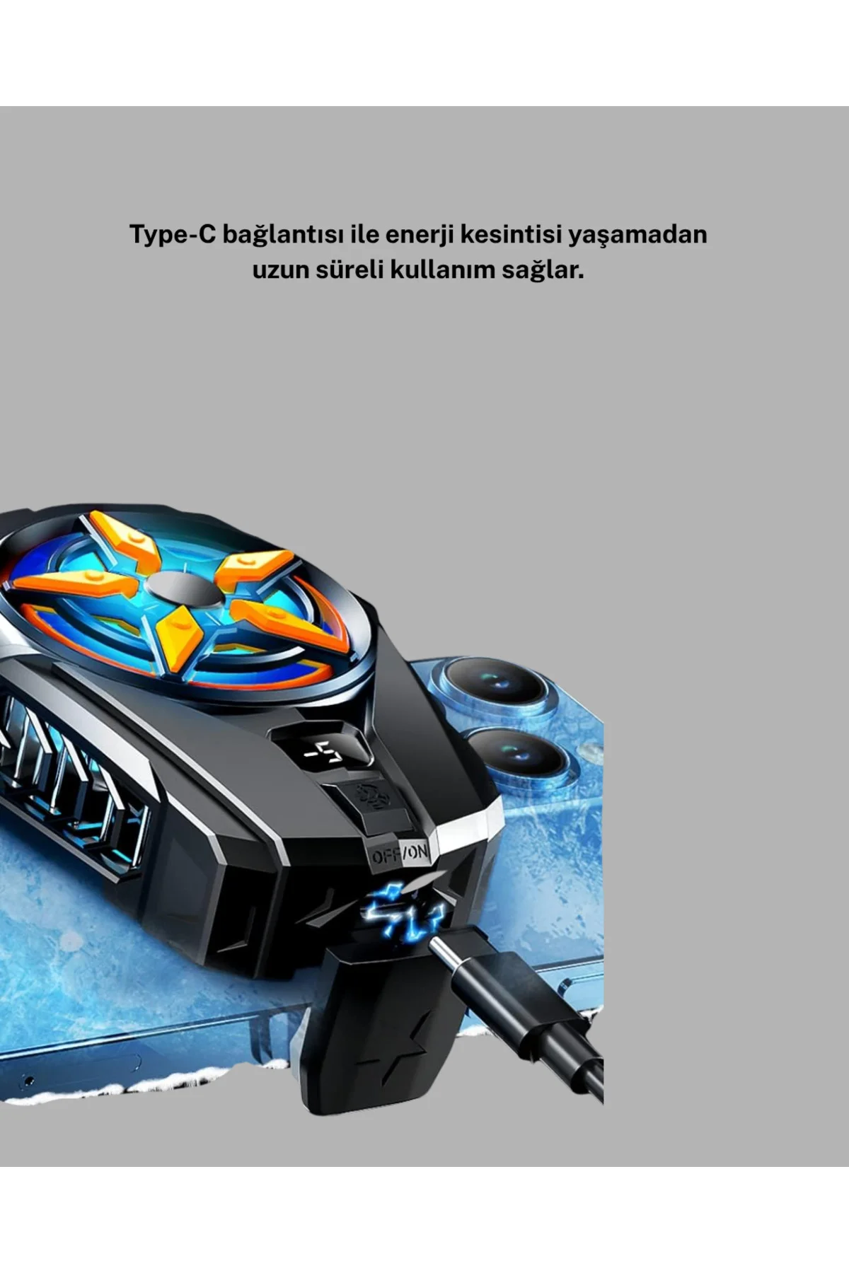 Yarı İletken Cep Telefonu Radyatörü 2 Hız Kademeli Dijital Ekranl