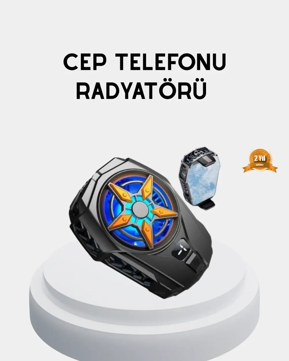 Yarı İletken Cep Telefonu Radyatörü 2 Hız Kademeli Dijital Ekranl