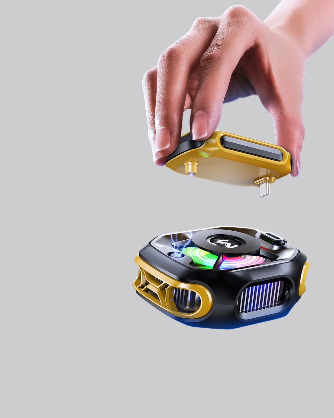 Yarı İletken Çipli RGB Işıklı Telefon Soğutucu