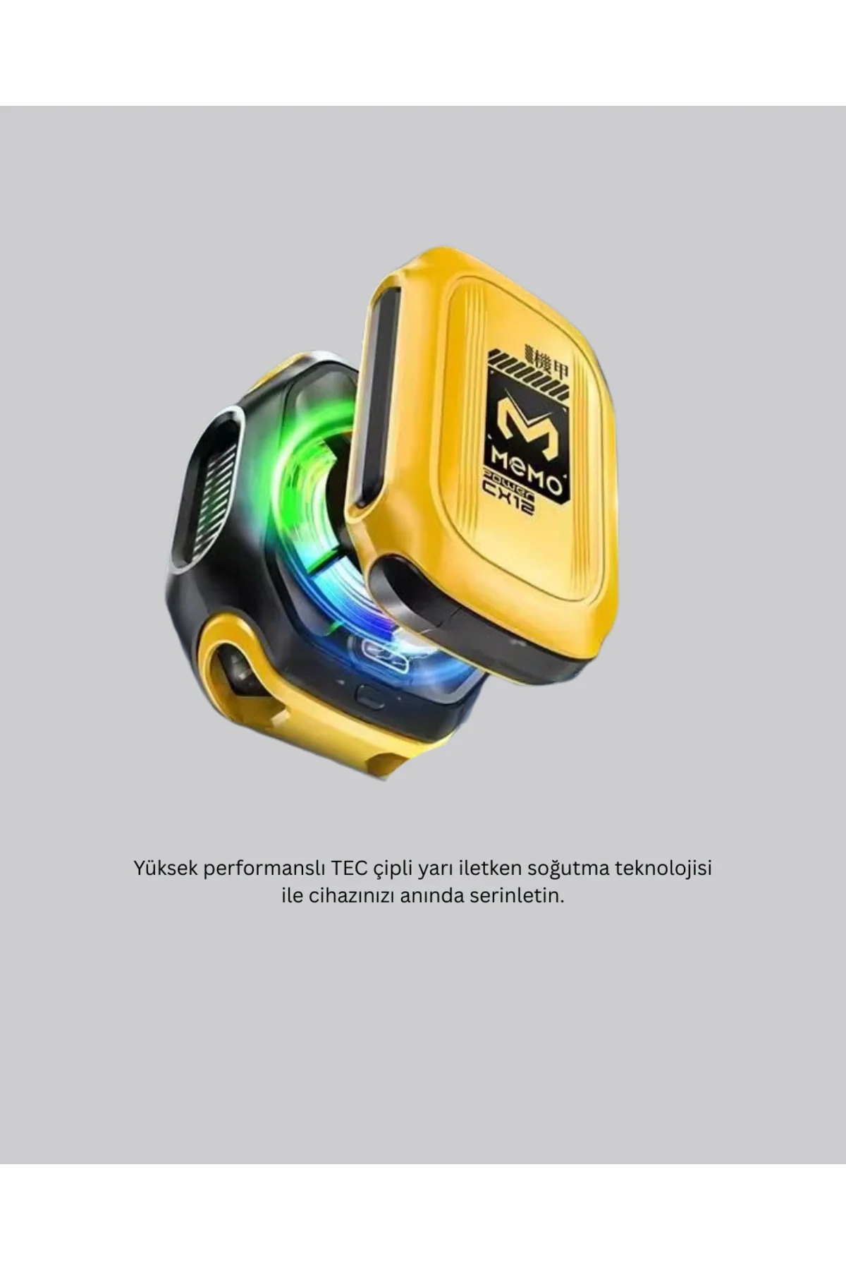 Yarı İletken Çipli RGB Işıklı Telefon Soğutucu