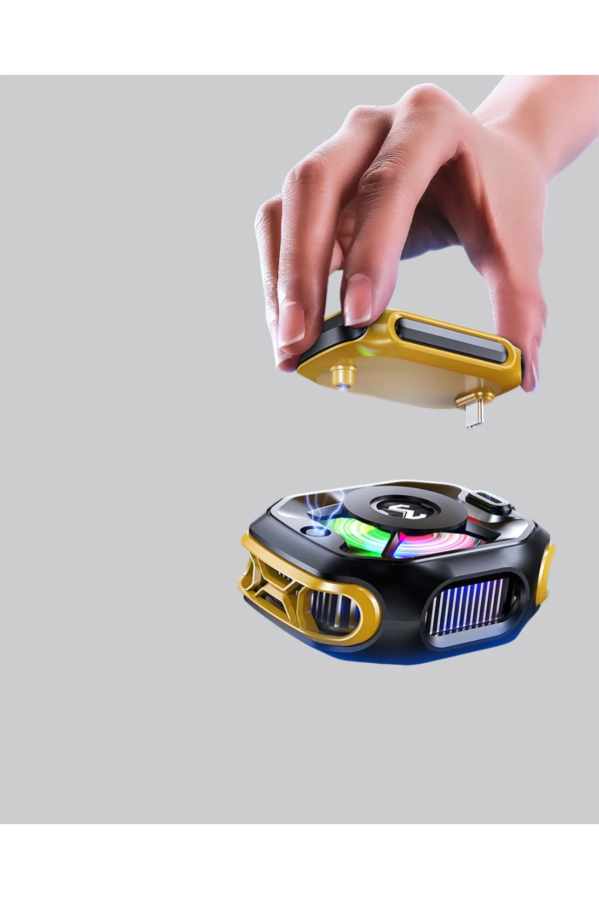 Yarı İletken Çipli RGB Işıklı Telefon Soğutucu - Lisinya