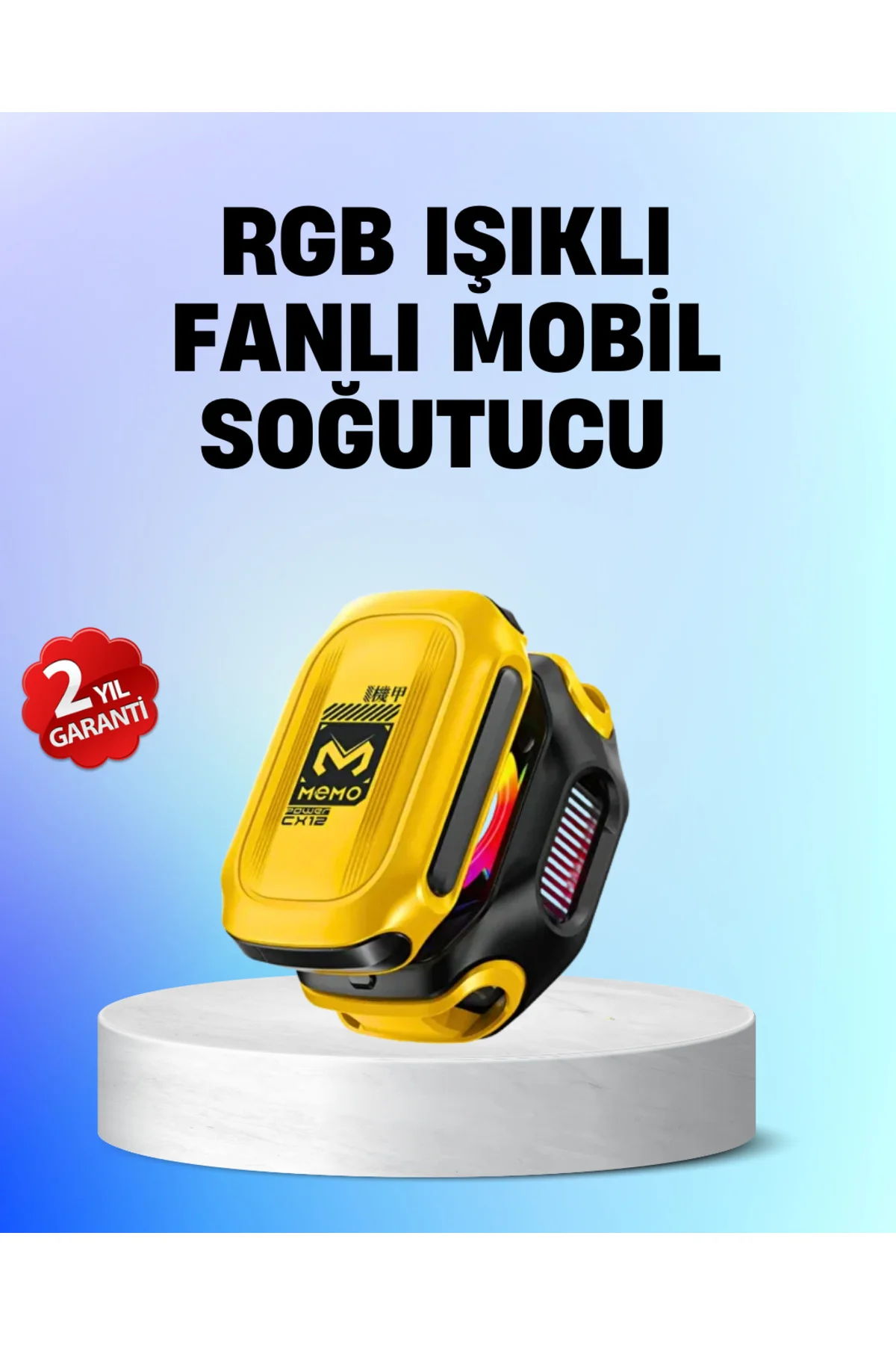 Yarı İletken Çipli RGB Işıklı Telefon Soğutucu