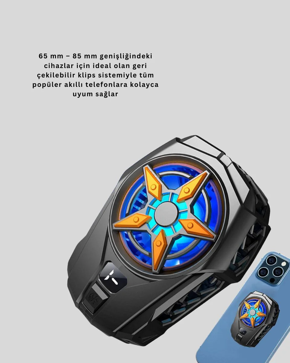 Yarı İletken Çipli Telefon Soğutma Aleti - Hızlı Soğutma ve Oyun Performansı