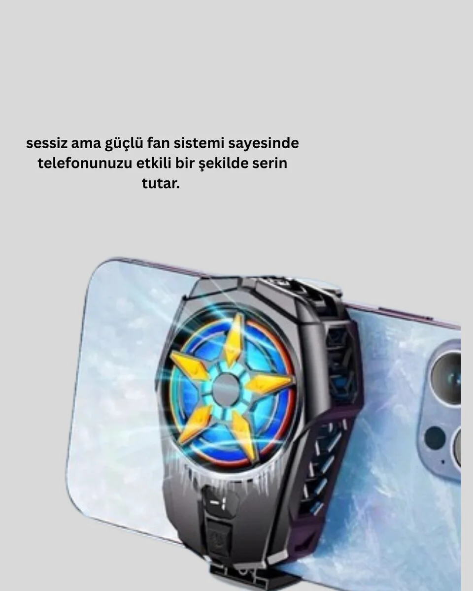 Yarı İletken Çipli Telefon Soğutma Aleti - Hızlı Soğutma ve Oyun Performansı