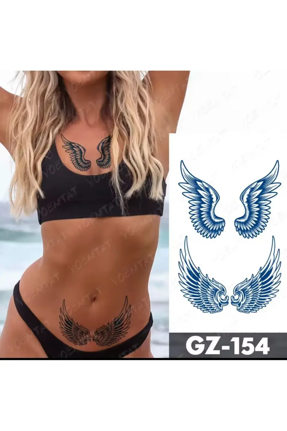 YARI KALICI ( MİN 15 GÜN MAX 1 AY) tribal FİGÜRLÜ TATTOO DÖVME
