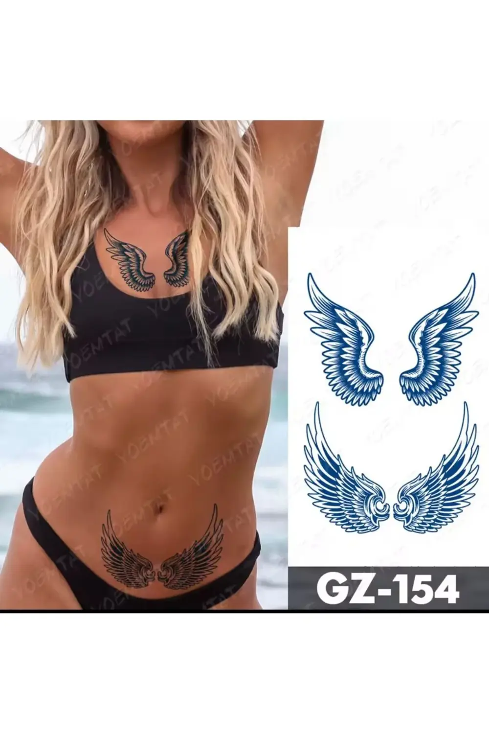 YARI KALICI ( MİN 15 GÜN MAX 1 AY) tribal FİGÜRLÜ TATTOO DÖVME