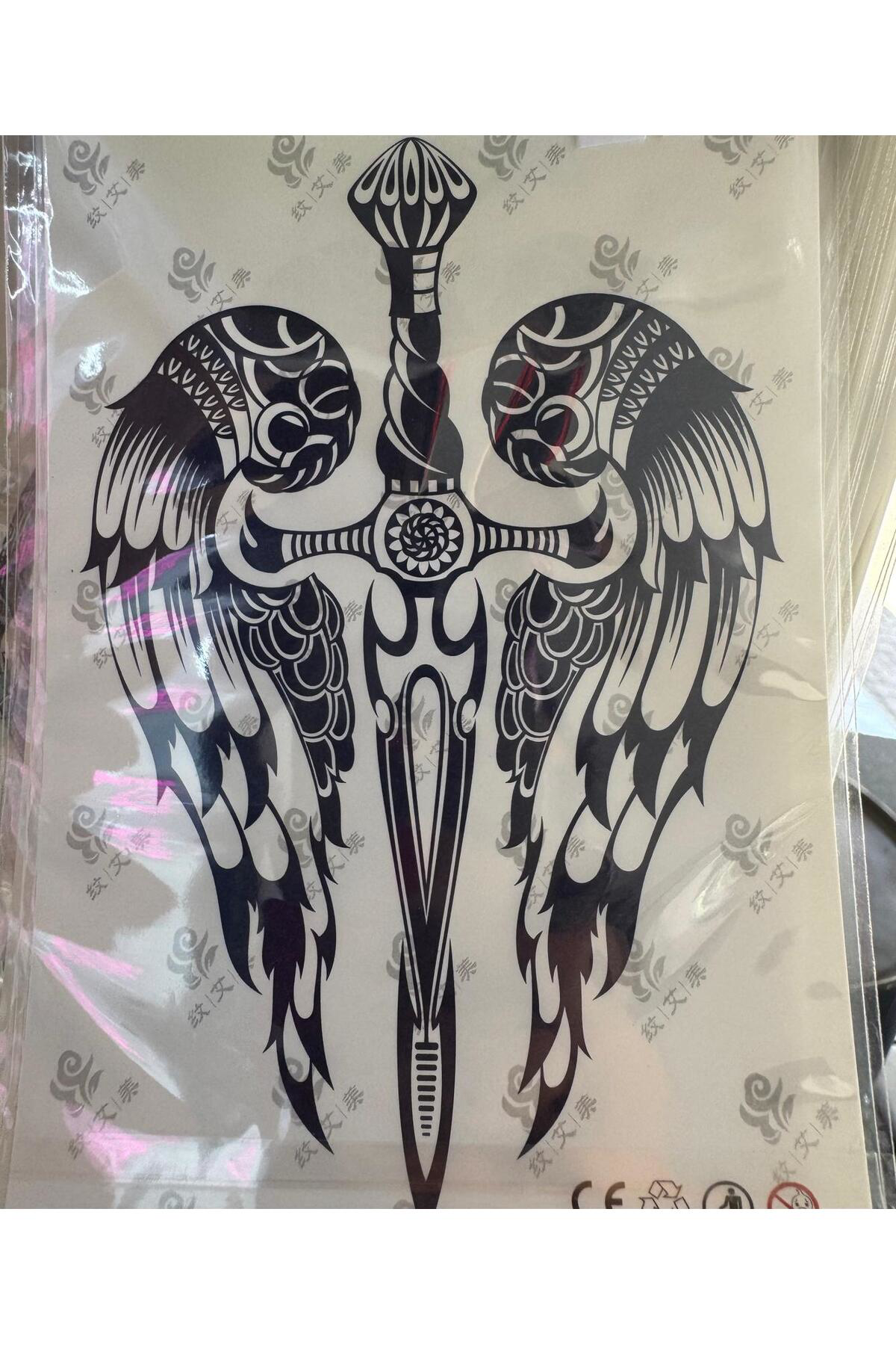 YARI KALICI ( MİN.15 GÜN MAX 1 AY ) KOL BACAK SIRT GÖĞÜS TATTOO D