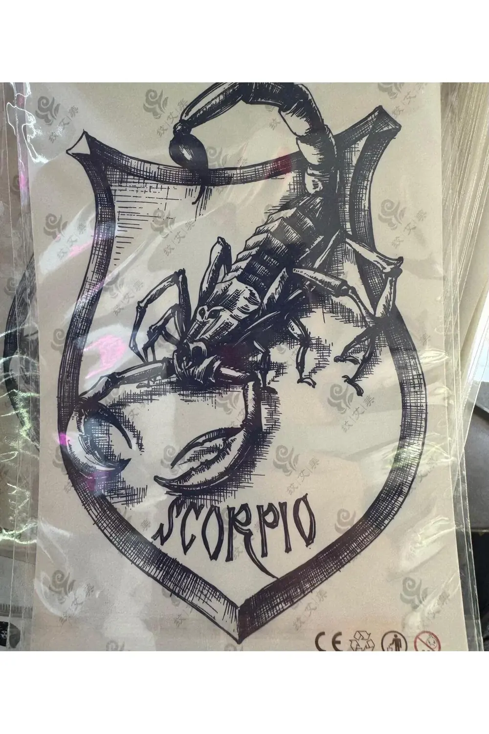 YARI KALICI ( MİN.15 GÜN MAX 1 AY) AKREP ŞEKLİNDE TATTOO DÖVME