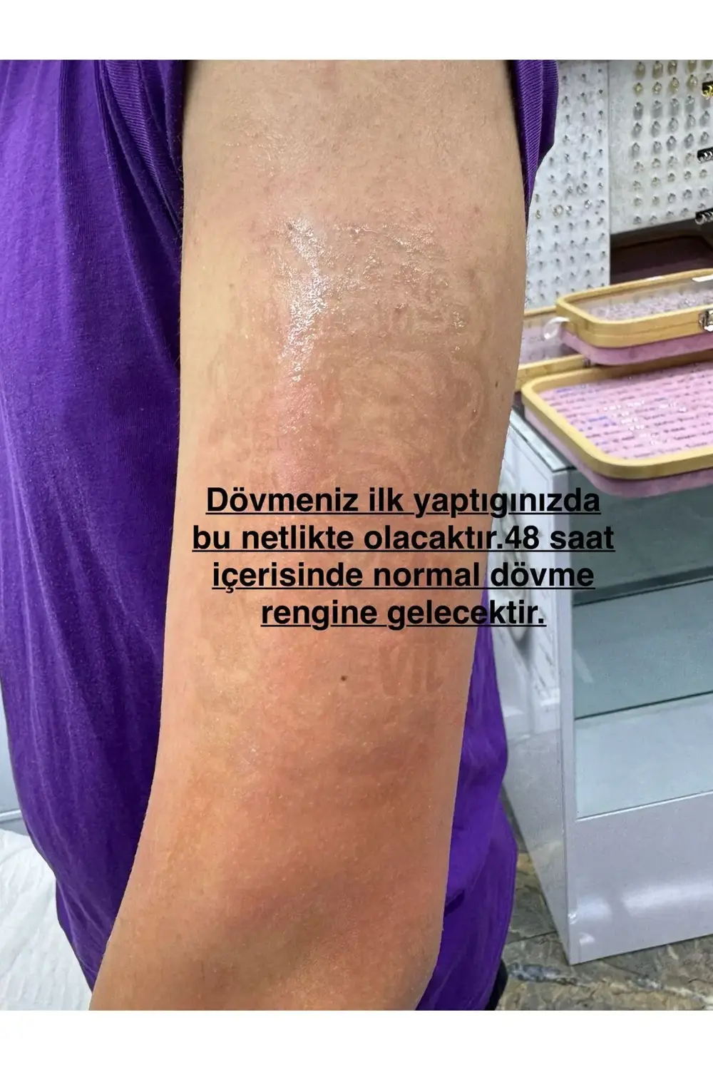 YARI KALICI ( MİN.15 GÜN MAX 1 ay) KOL BACAK SIRT GÖĞÜS TATTOO DÖ