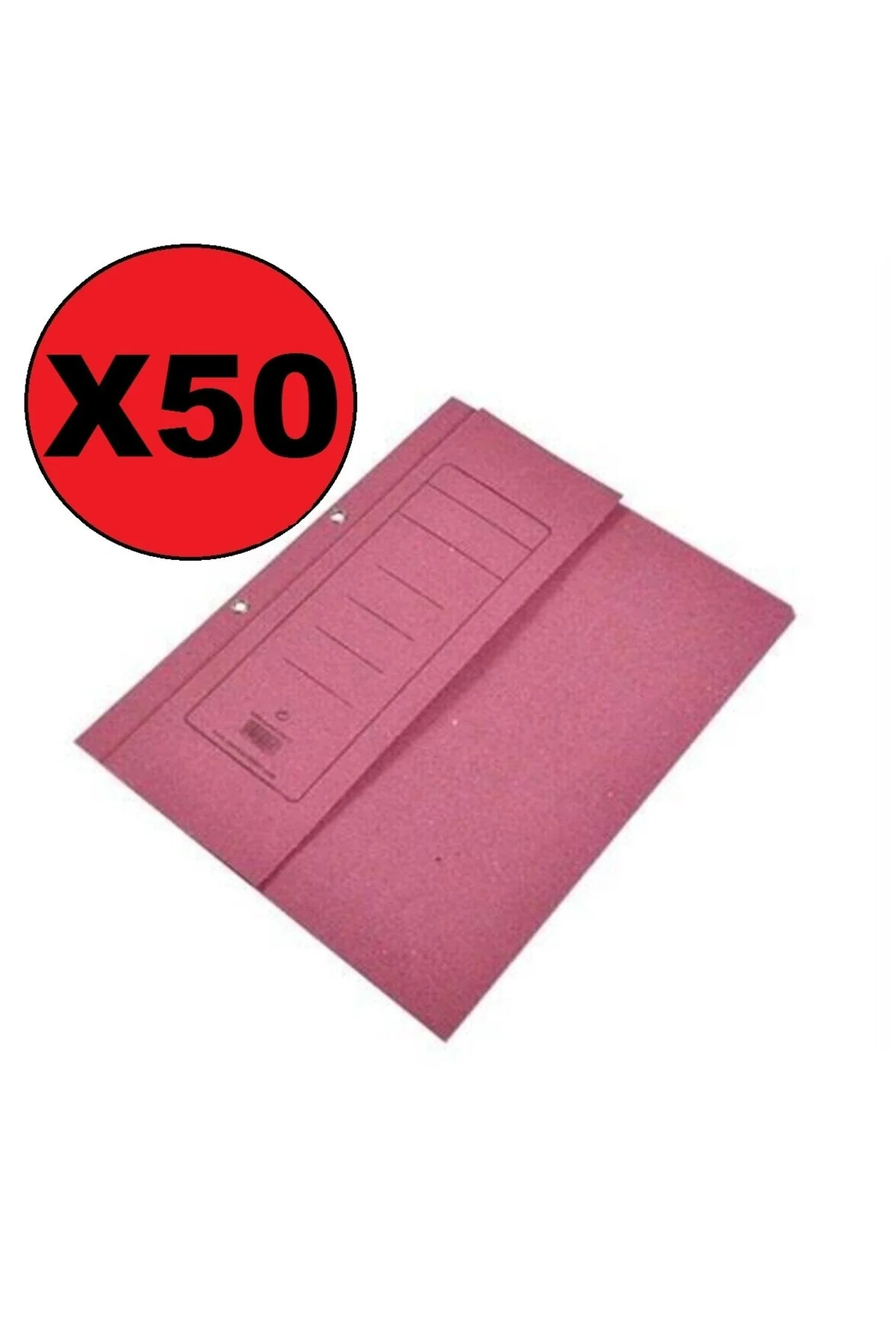Yarım Kapak Karton Telli Dosya Pembe ( 50 Adet ) Yarım Kapak Karton Telli Dosya Pembe ( 50 Adet )