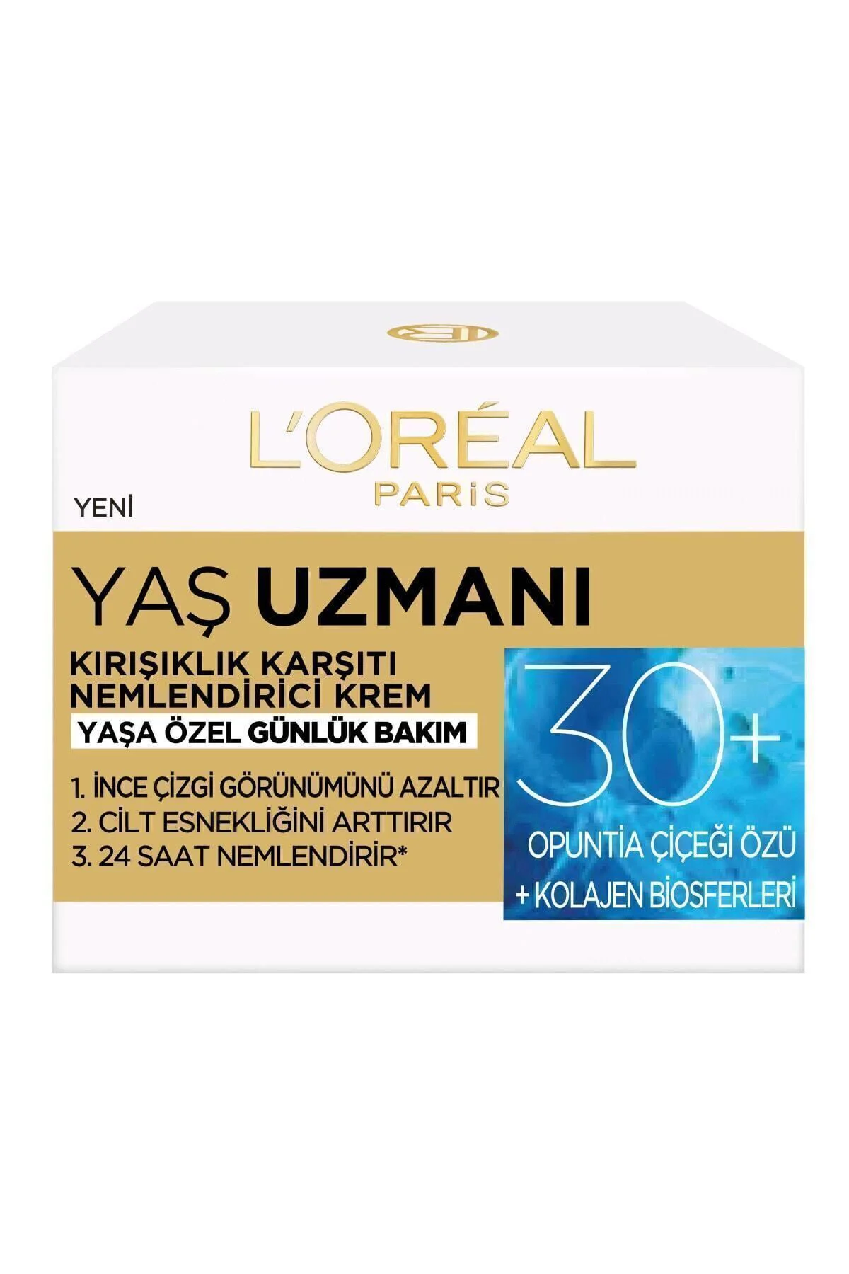 Yaş Uzmanı 30+ Kırışıklık Karşıtı Nemlendirici Gündüz Yüz Kremi 50ml Yaş Uzmanı 30+ Kırışıklık Karşıtı Nemlendirici Gündüz Yüz Kremi 50ml