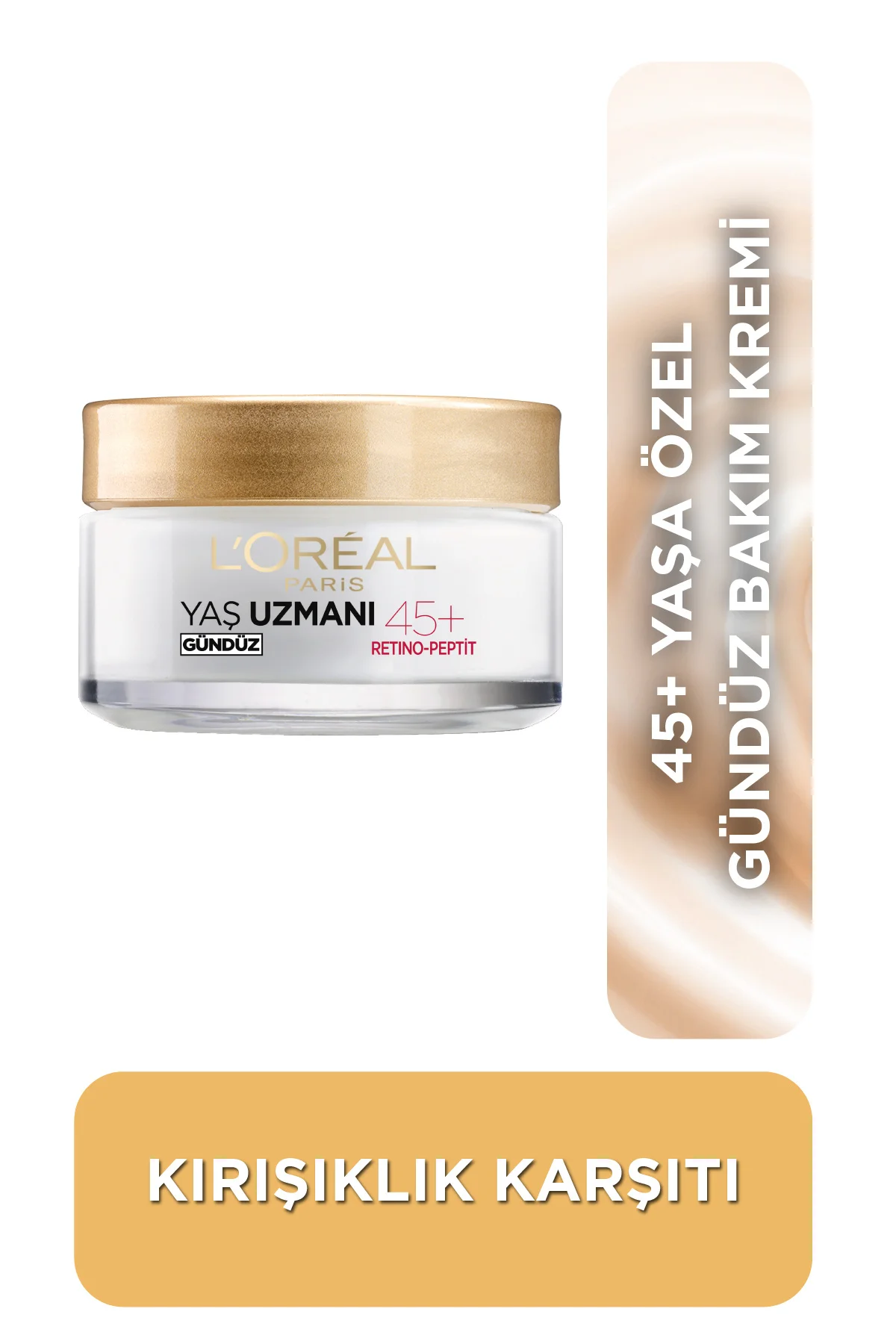 Yaş Uzmanı 45+ Retino Peptit İçeren Kırışıklık Karşıtı Sıkılaştırıcı Gündüz Kremi 50 ml Yaş Uzmanı 45+ Retino Peptit İçeren Kırışıklık Karşıtı Sıkılaştırıcı Gündüz Kremi 50 ml