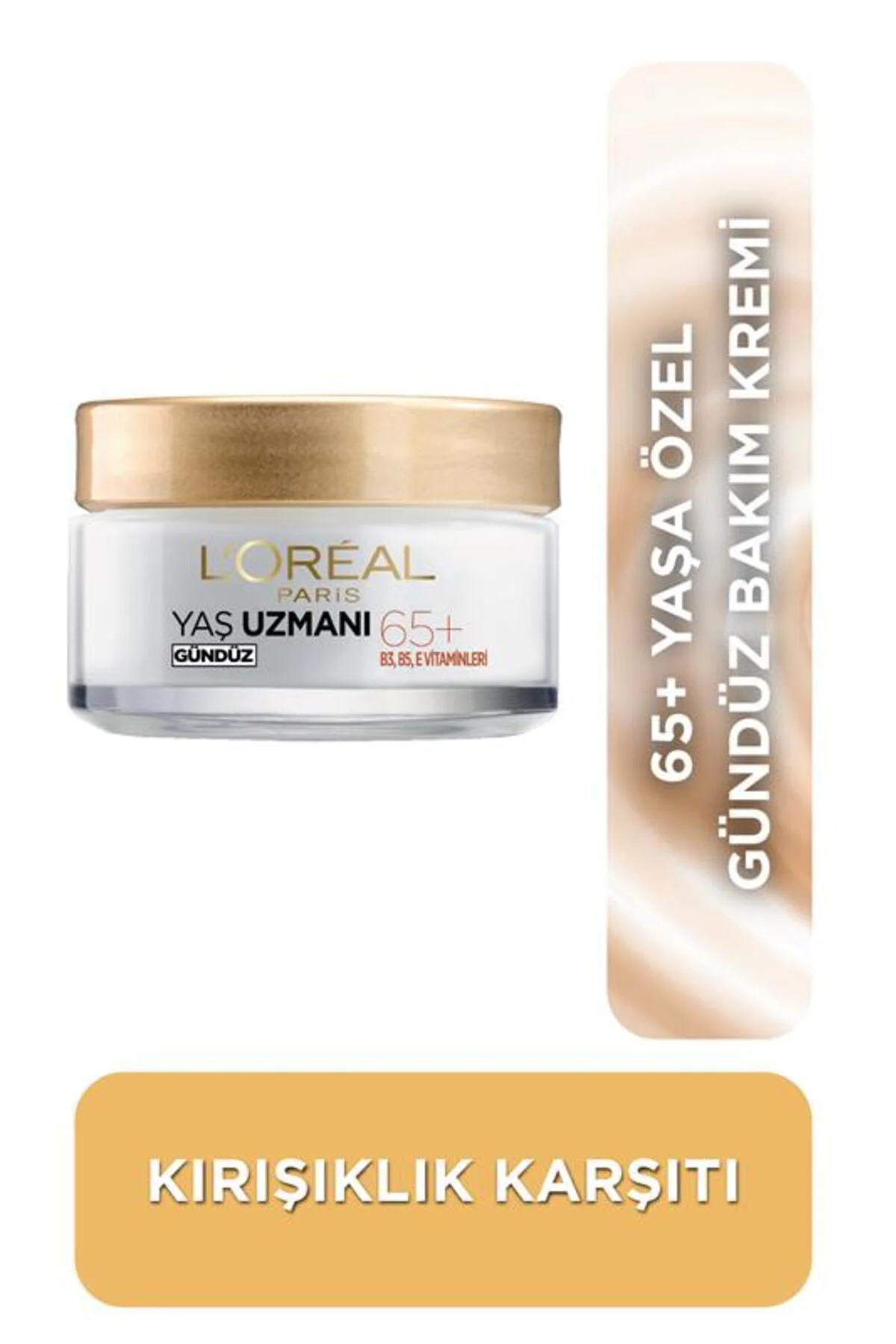 Yaş Uzmanı 65+ B3 B5 E Vitaminli Kırışıklık Karşıtı Besleyici SPF30 Gündüz Kremi 50 ml Yaş Uzmanı 65+ B3 B5 E Vitaminli Kırışıklık Karşıtı Besleyici SPF30 Gündüz Kremi 50 ml