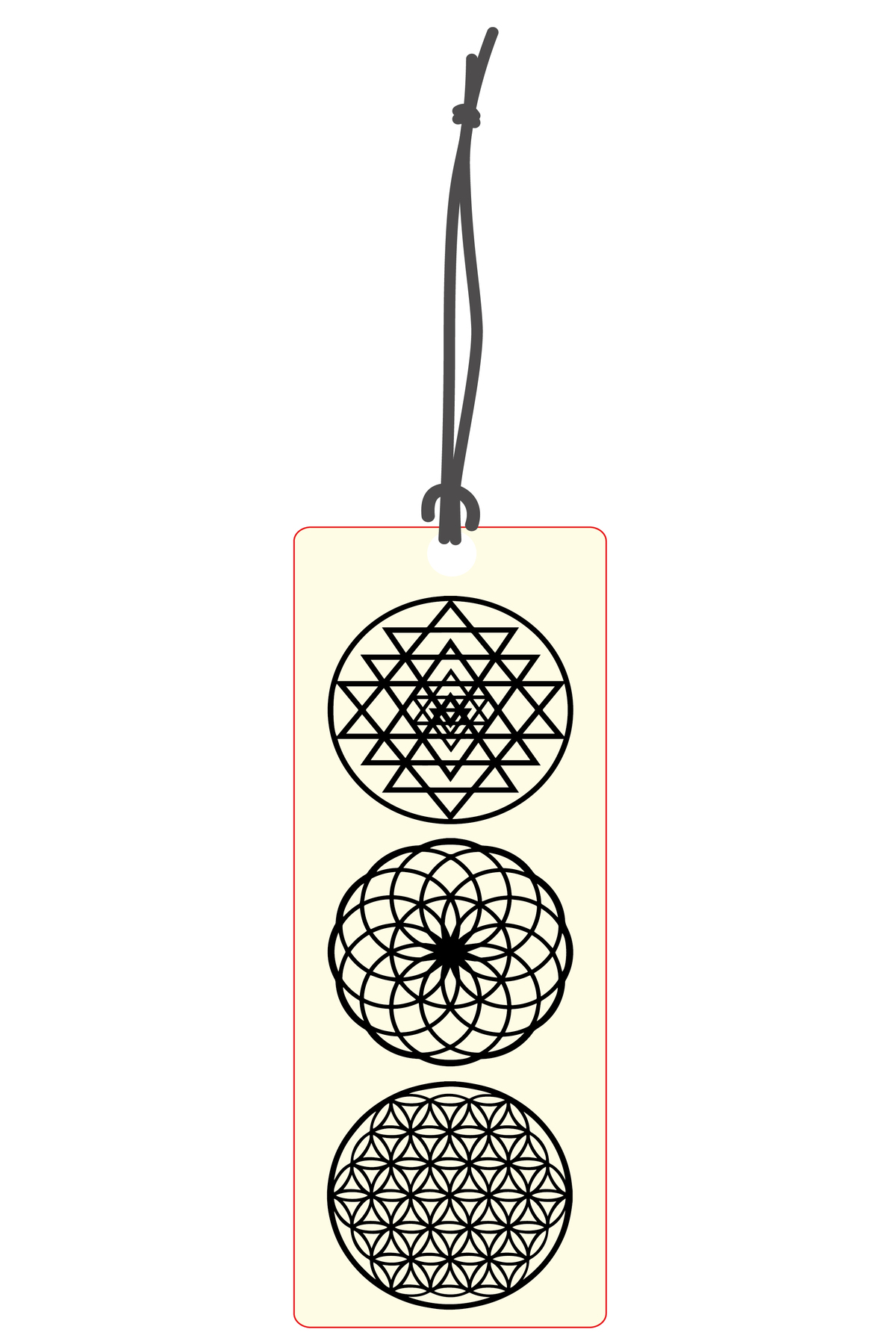 Yaşam Çiçeği, Sri Yantra ve Torus Bolluk Bereket Oto Kokusu ve Ot