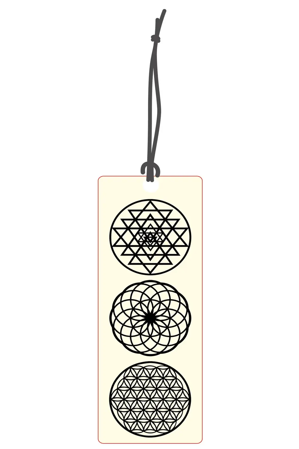 Yaşam Çiçeği, Sri Yantra ve Torus Bolluk Bereket Oto Kokusu ve Ot