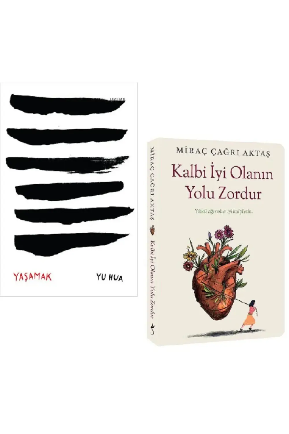 Yaşamak - Yu Hua + Kalbi İyi Olanın Yolu Zordur 2 Kitap Set