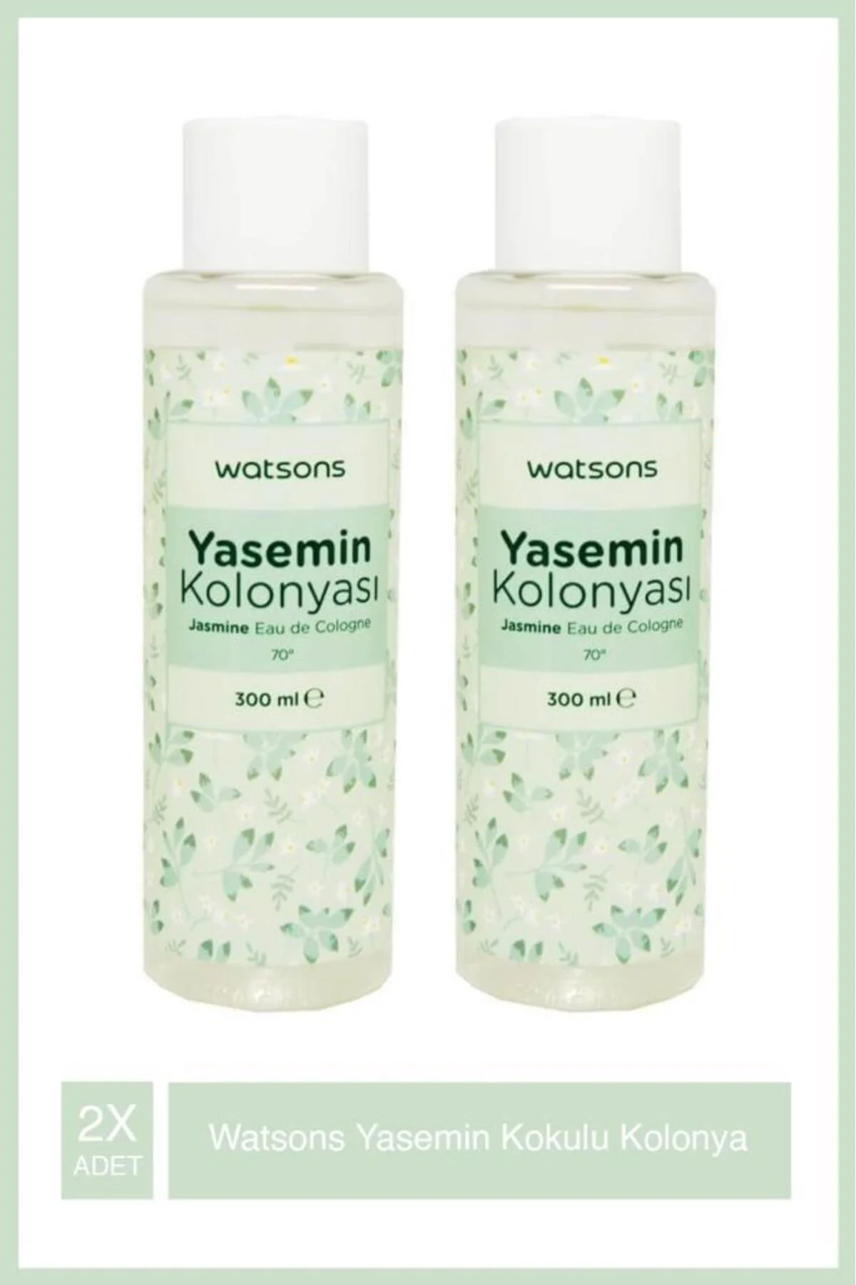 Yasemin Kokulu Kolonya 300 Ml X2 Adet