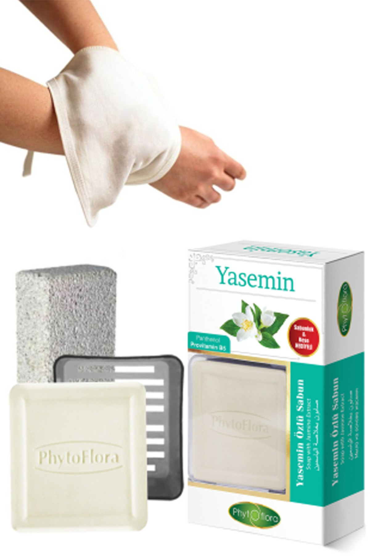 Yasemin Sabunu Ve Banyo Kesesi, Katı Sabunluk