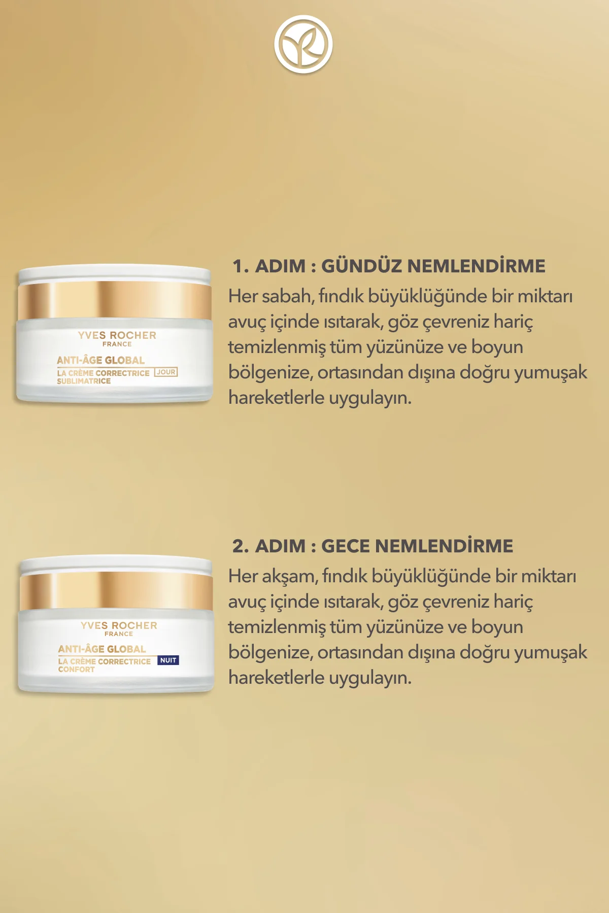 Yaşlanma Karşıt 2'li Nemlendirici Krem Seti- Gündüz Kremi 50 ml &