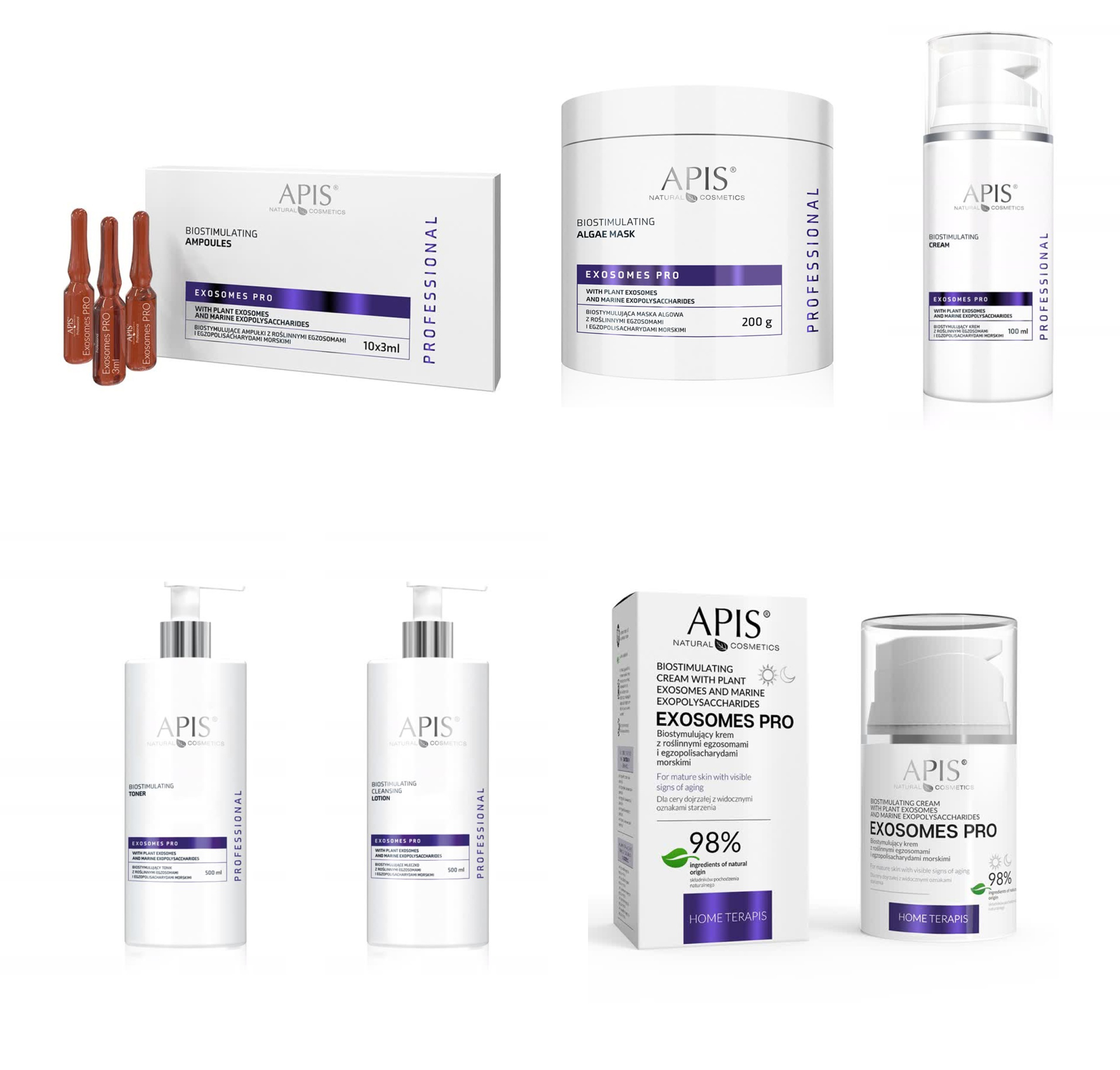 Apis Natural Cosmetics Yaşlanma Karşıtı Exosomes Pro 6'Lı Set