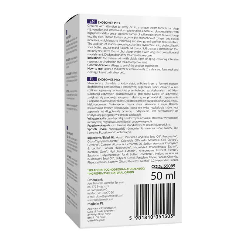 Apis Natural Cosmetics Yaşlanma Karşıtı Ev Terapist Bitkisel Egzosom İçeren Krem 50Ml