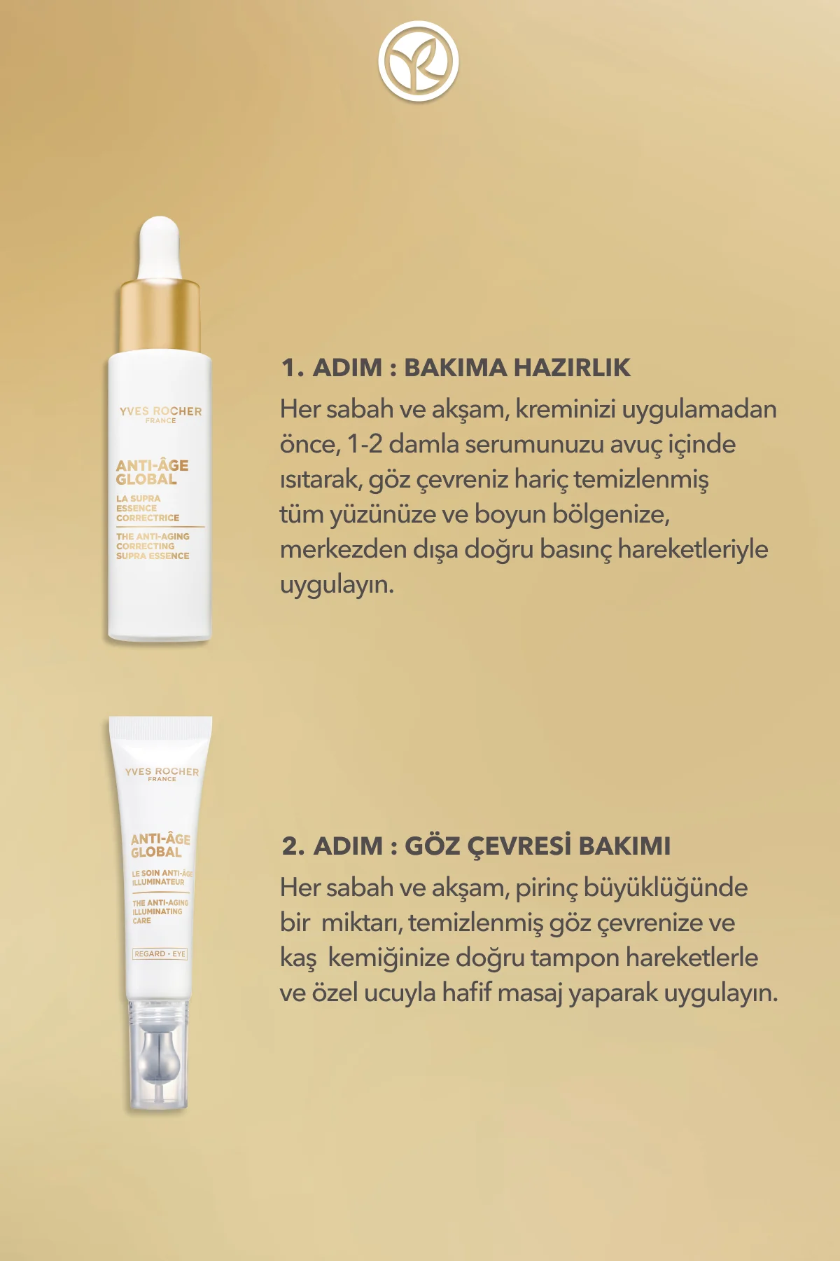 Yaşlanma Karşıtı 2 'li Bakım Seti- Gündüz Serumu 30 ml& Göz Kremi
