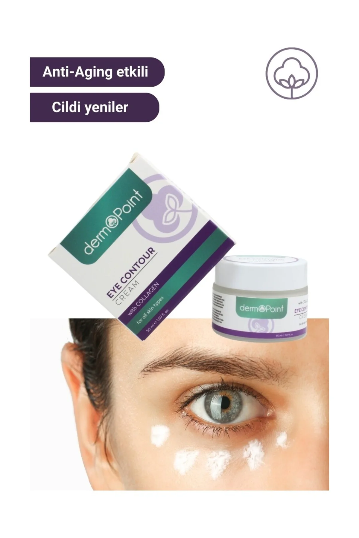 Yaşlanma Karşıtı Kolajenli Göz Çevresi Bakım Kremi 50 ml Yaşlanma Karşıtı Kolajenli Göz Çevresi Bakım Kremi 50 ml - Görsel 2