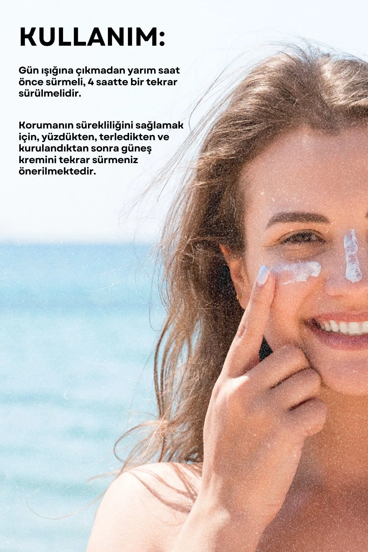 Yaşlanma Karşıtı Spf50+ Kolajenli Güneş Kremi (collagen-panthenol