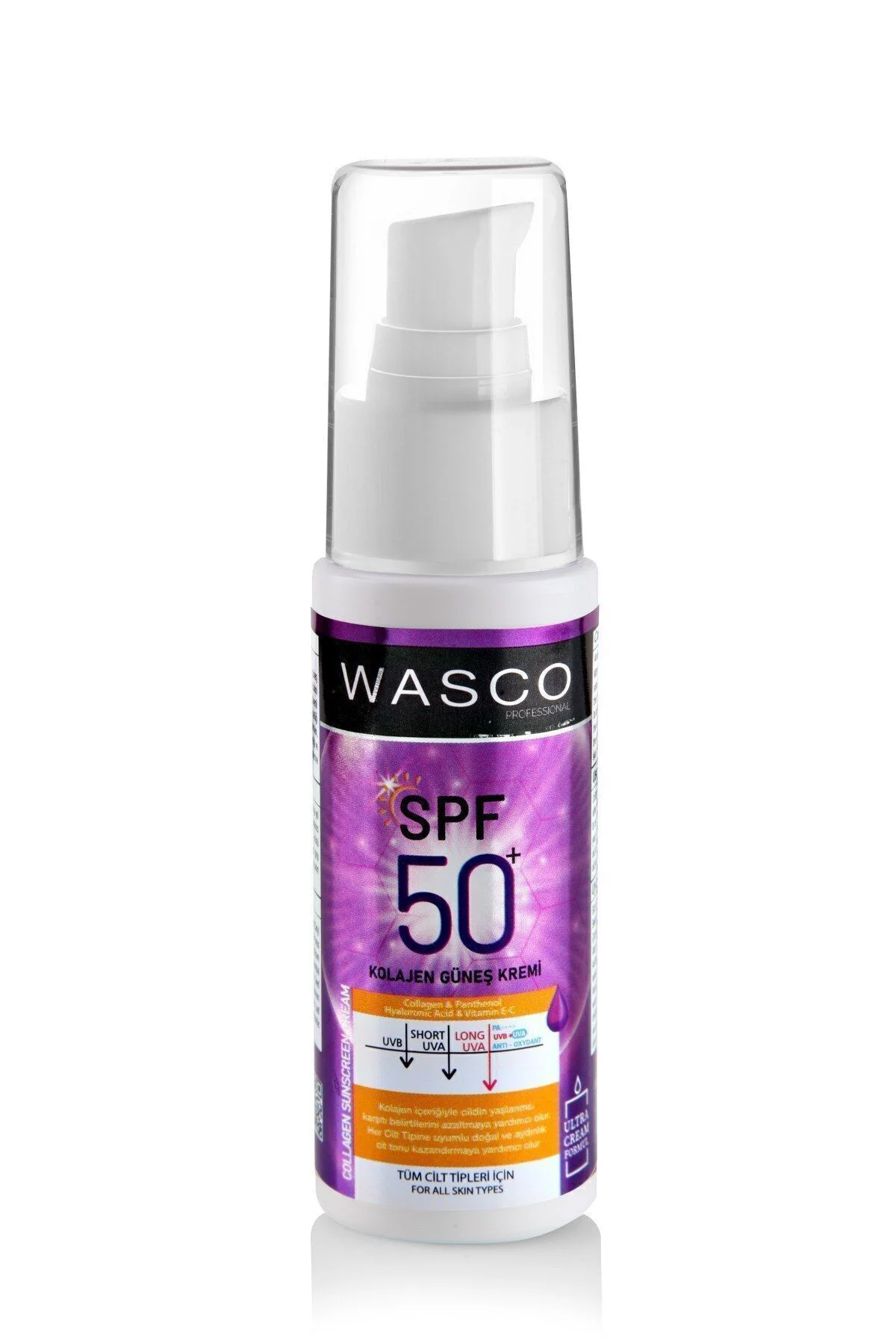 Yaşlanma Karşıtı Spf50+ Kolajenli Güneş Kremi (collagen-panthenol